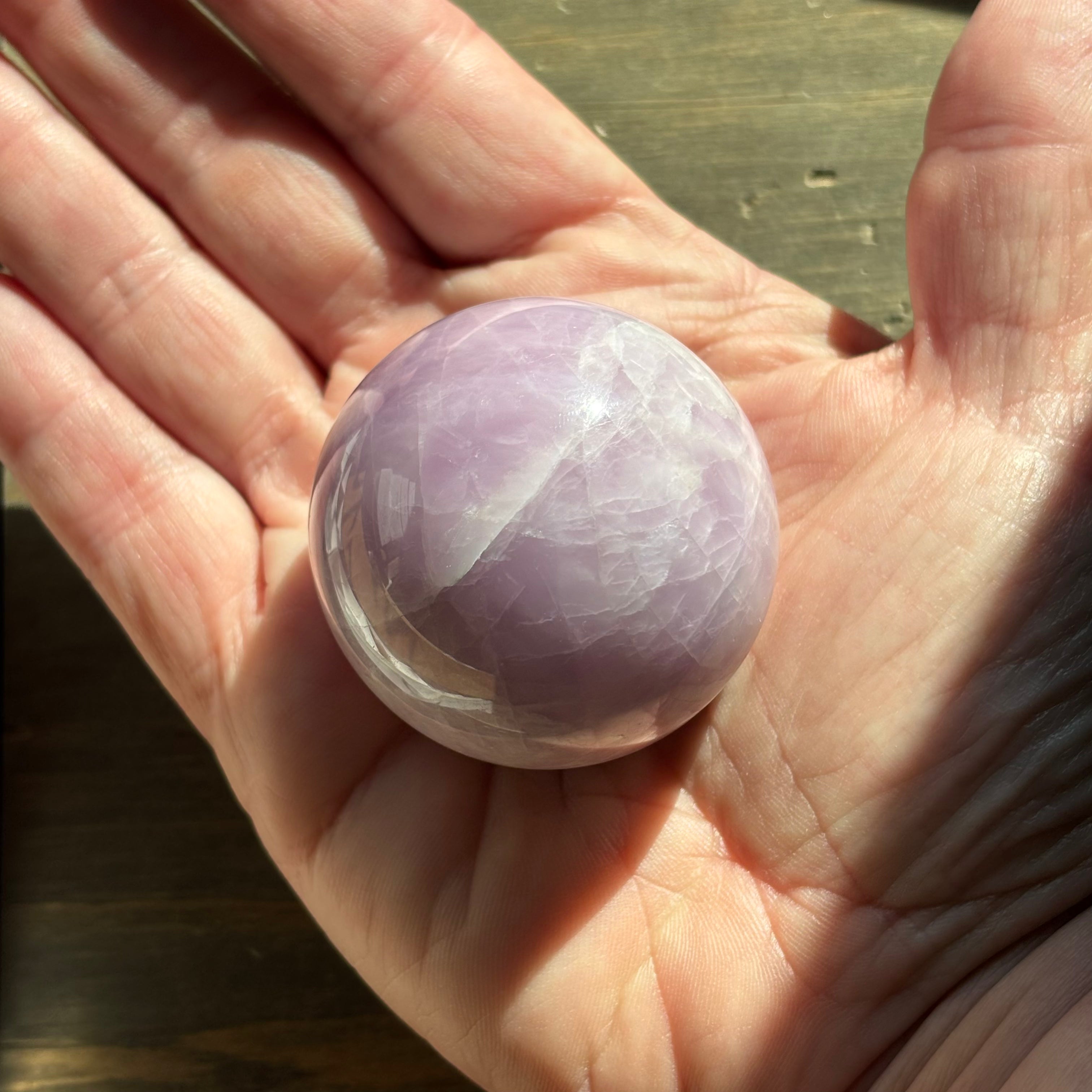 Pink Kunzite Sphere - 001