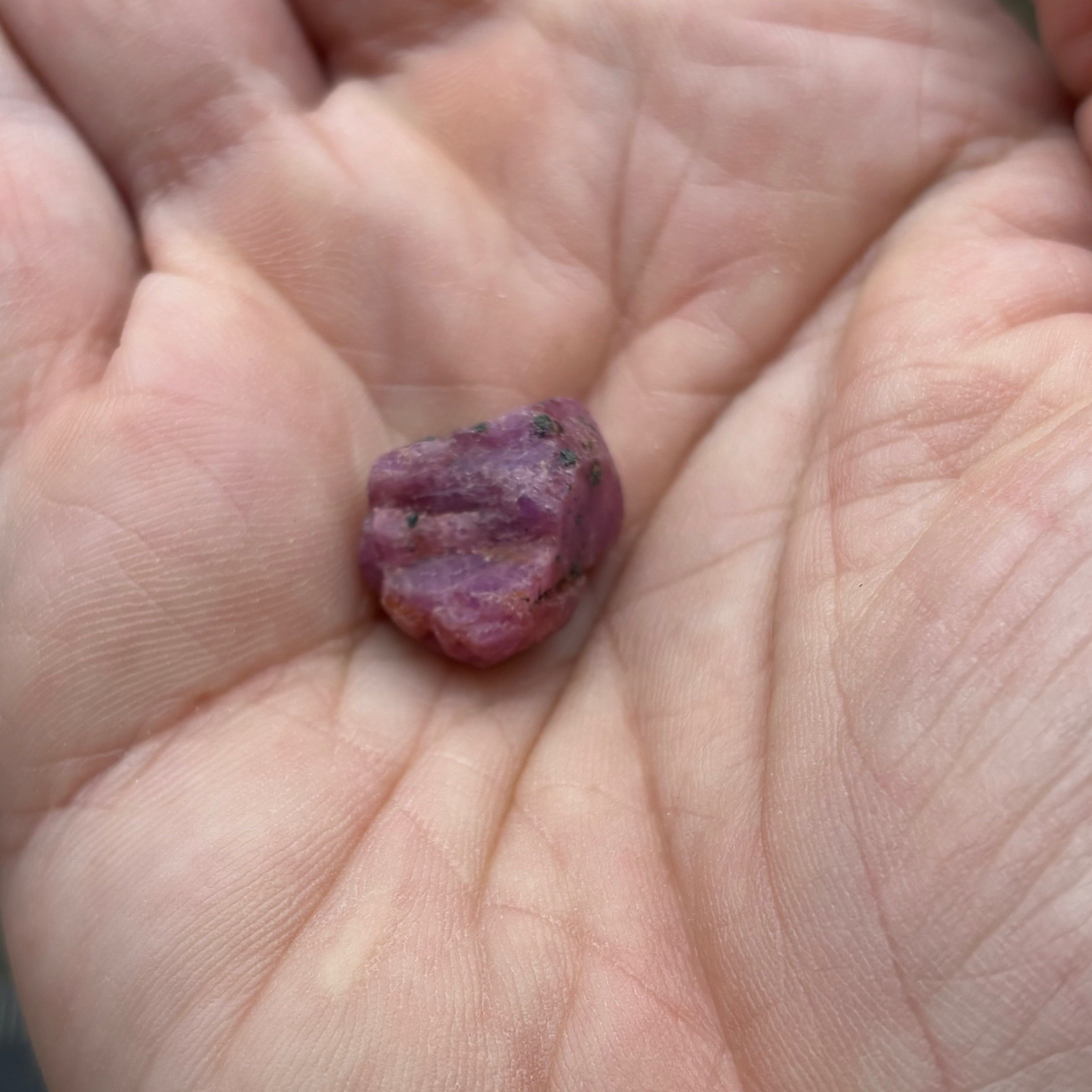 Natural Fluorescent Ruby Crystal - 102