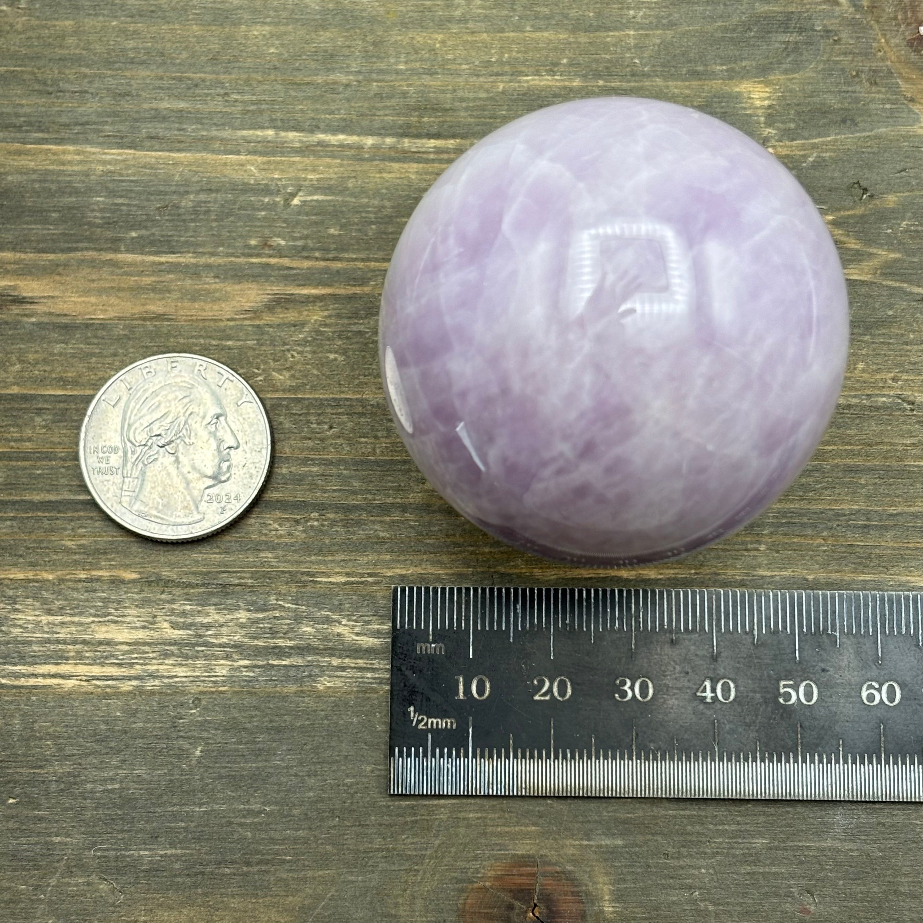 Pink Kunzite Sphere - 002