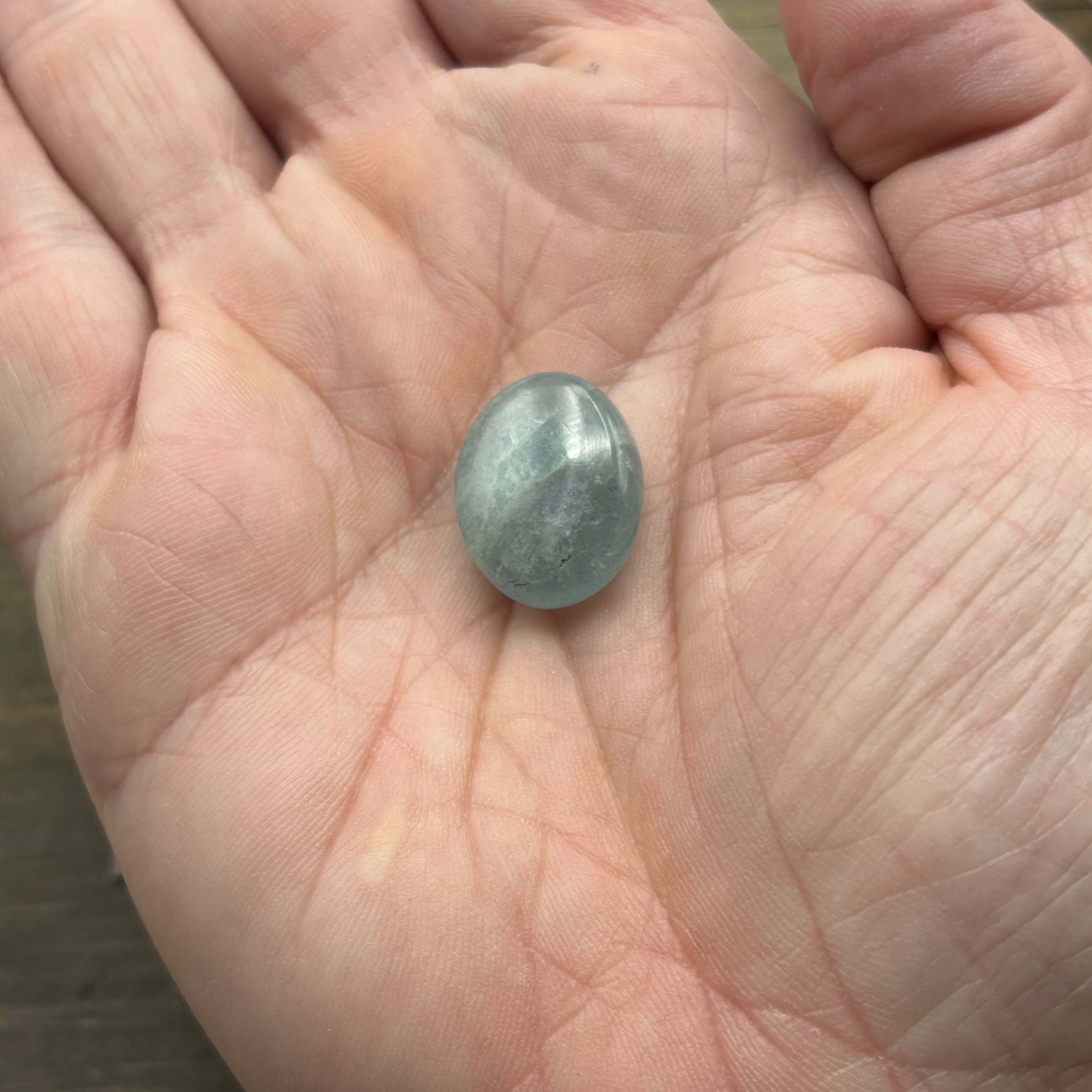 Aquamarine Magic Oval - 015