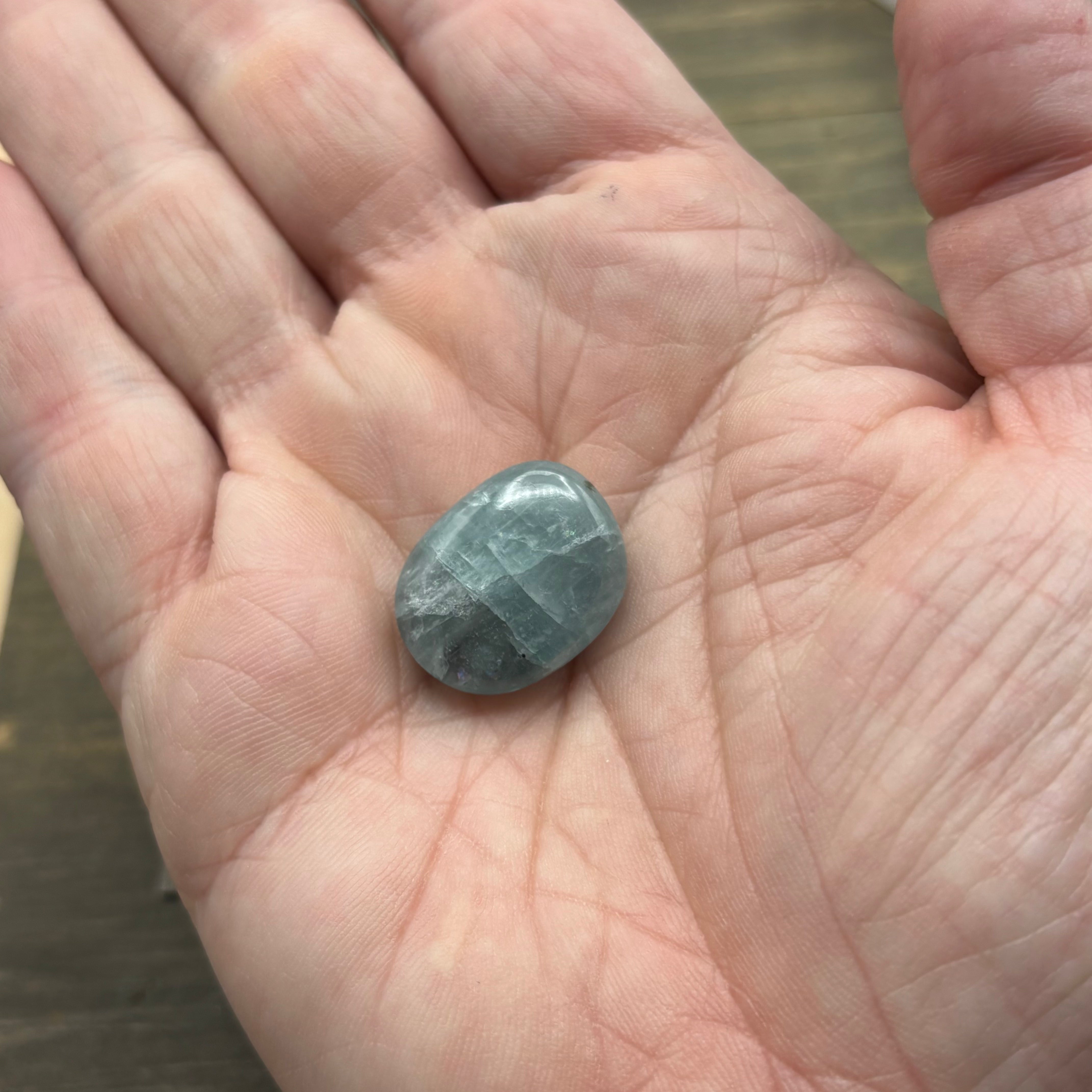 Aquamarine Magic Oval - 017