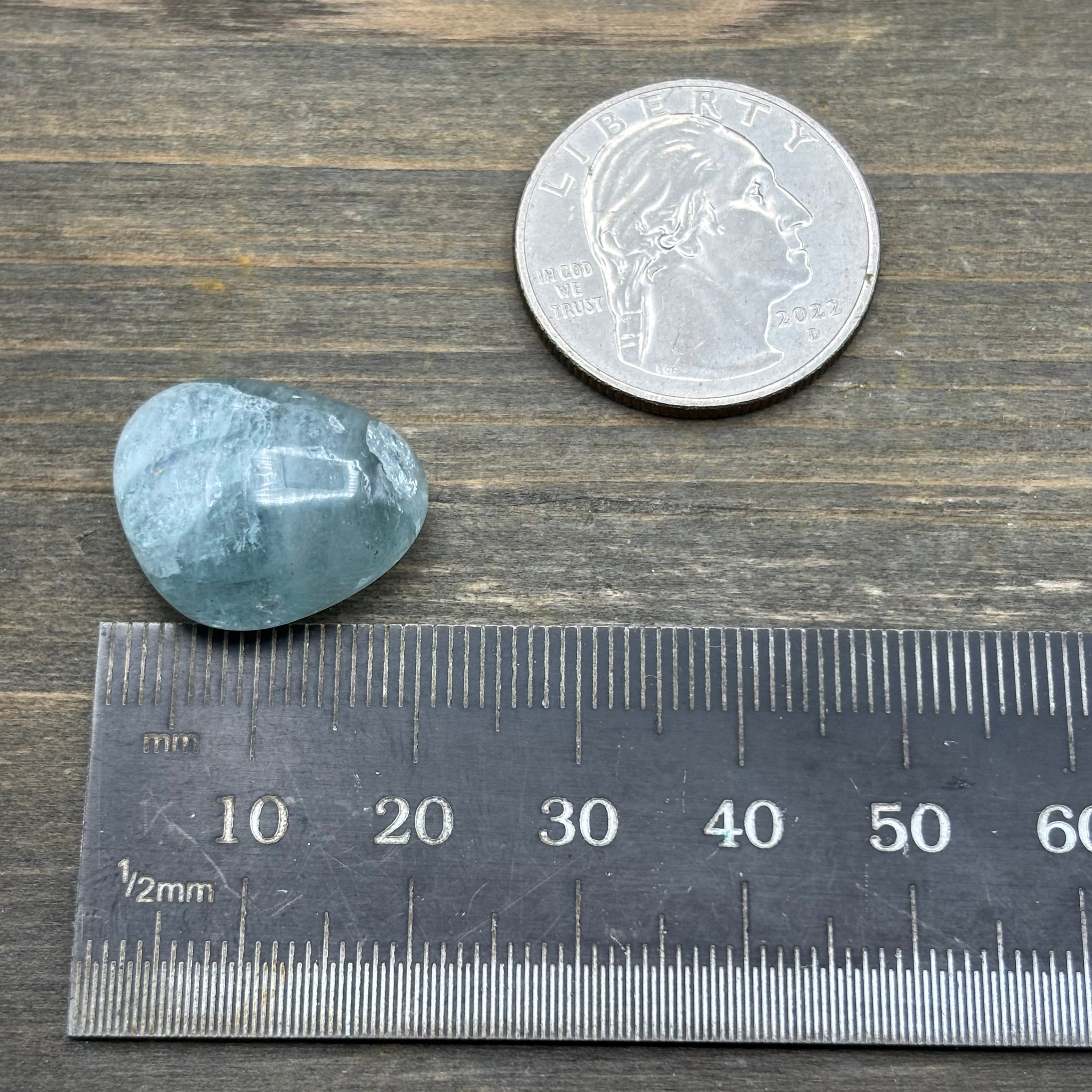 Aquamarine Magic Oval - 018