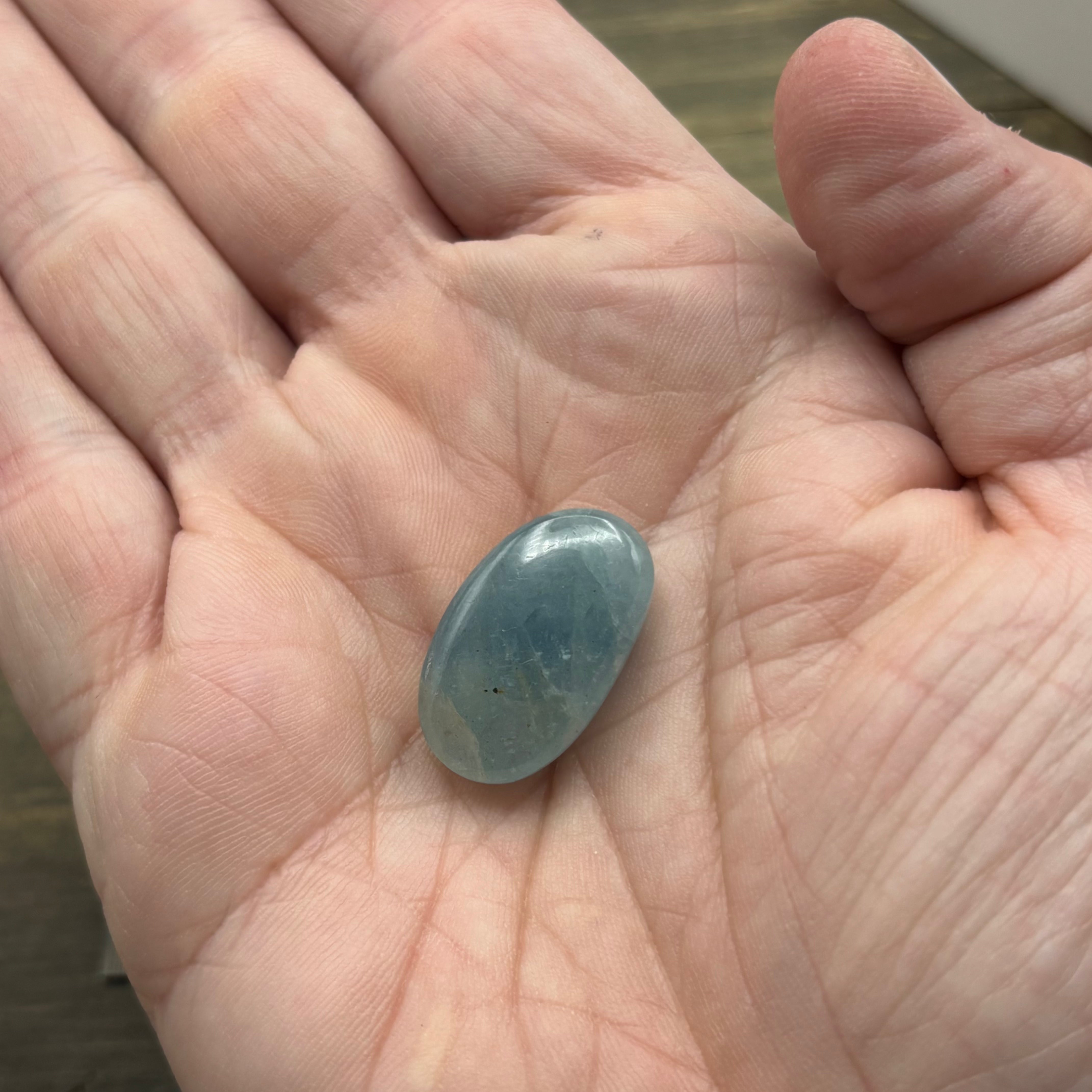 Aquamarine Magic Oval - 019