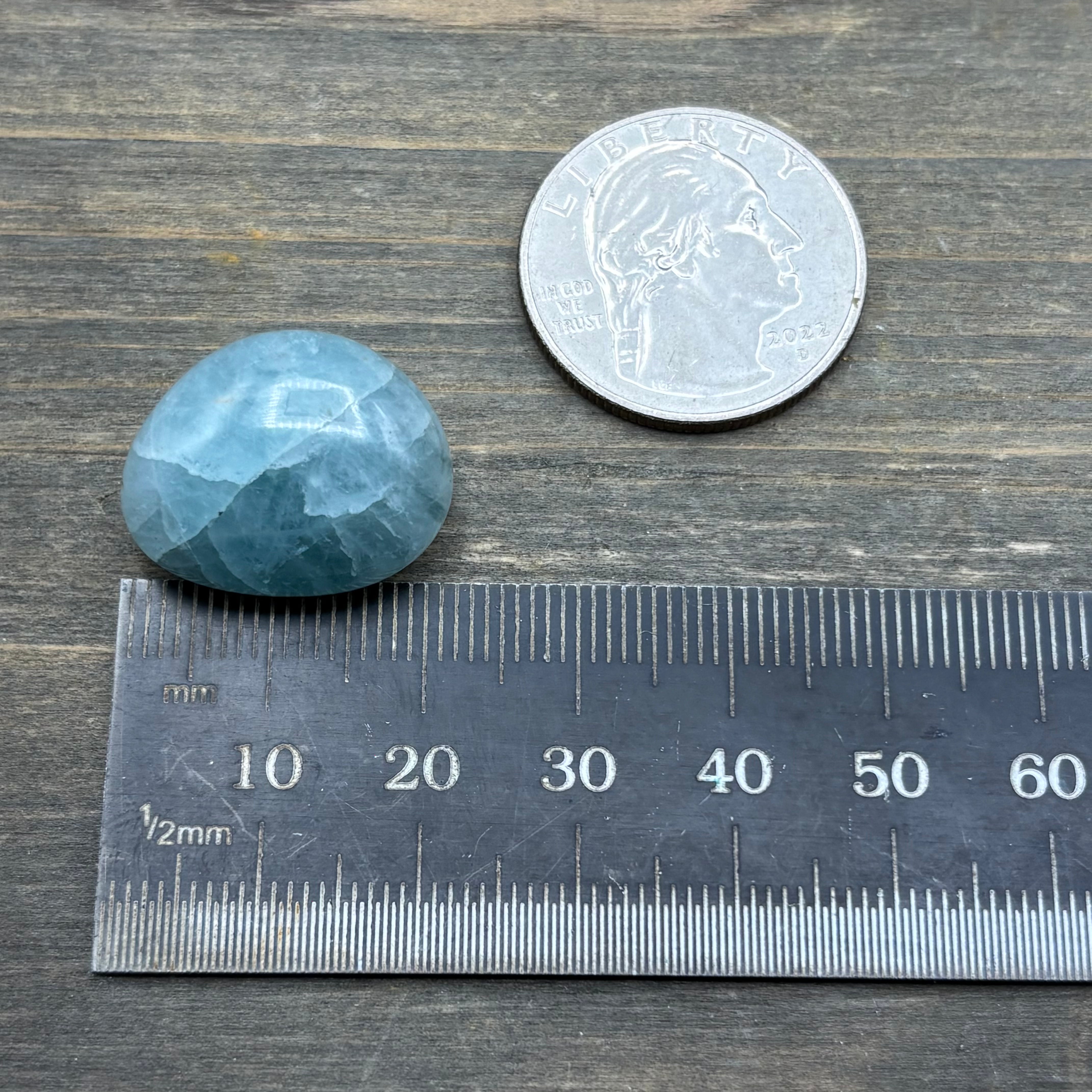 Aquamarine Magic Oval - 021