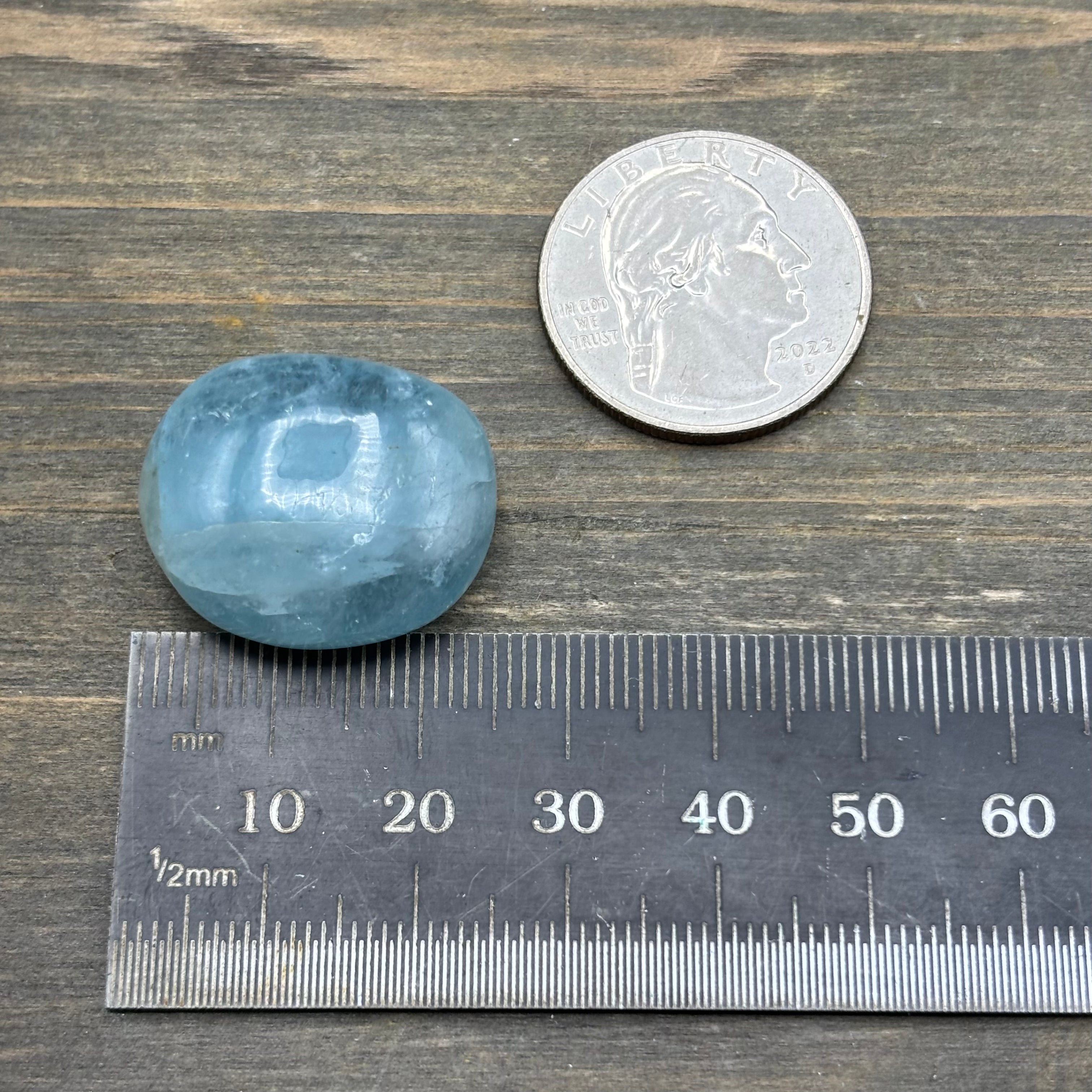 Aquamarine Magic Oval - 029