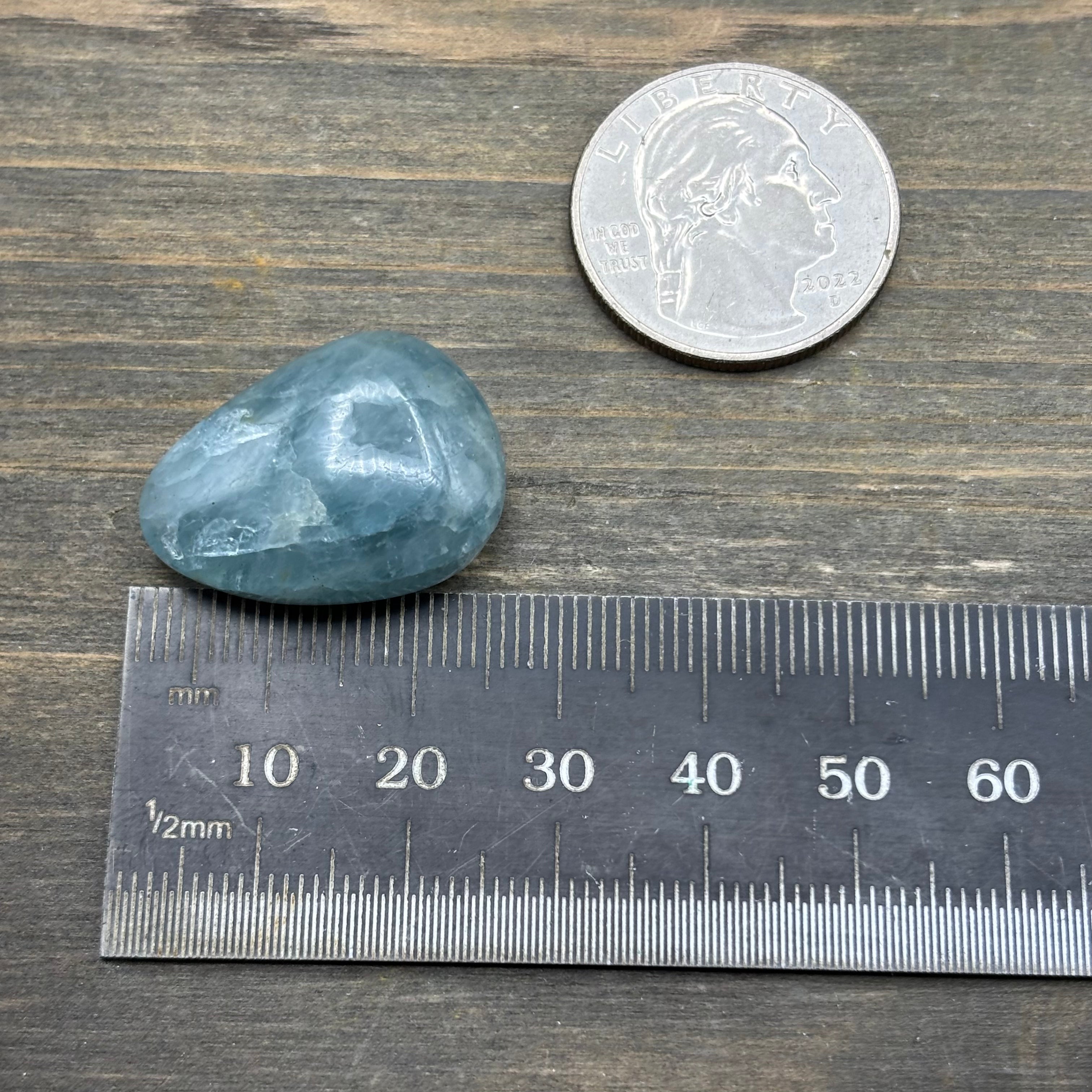 Aquamarine Magic Oval - 030