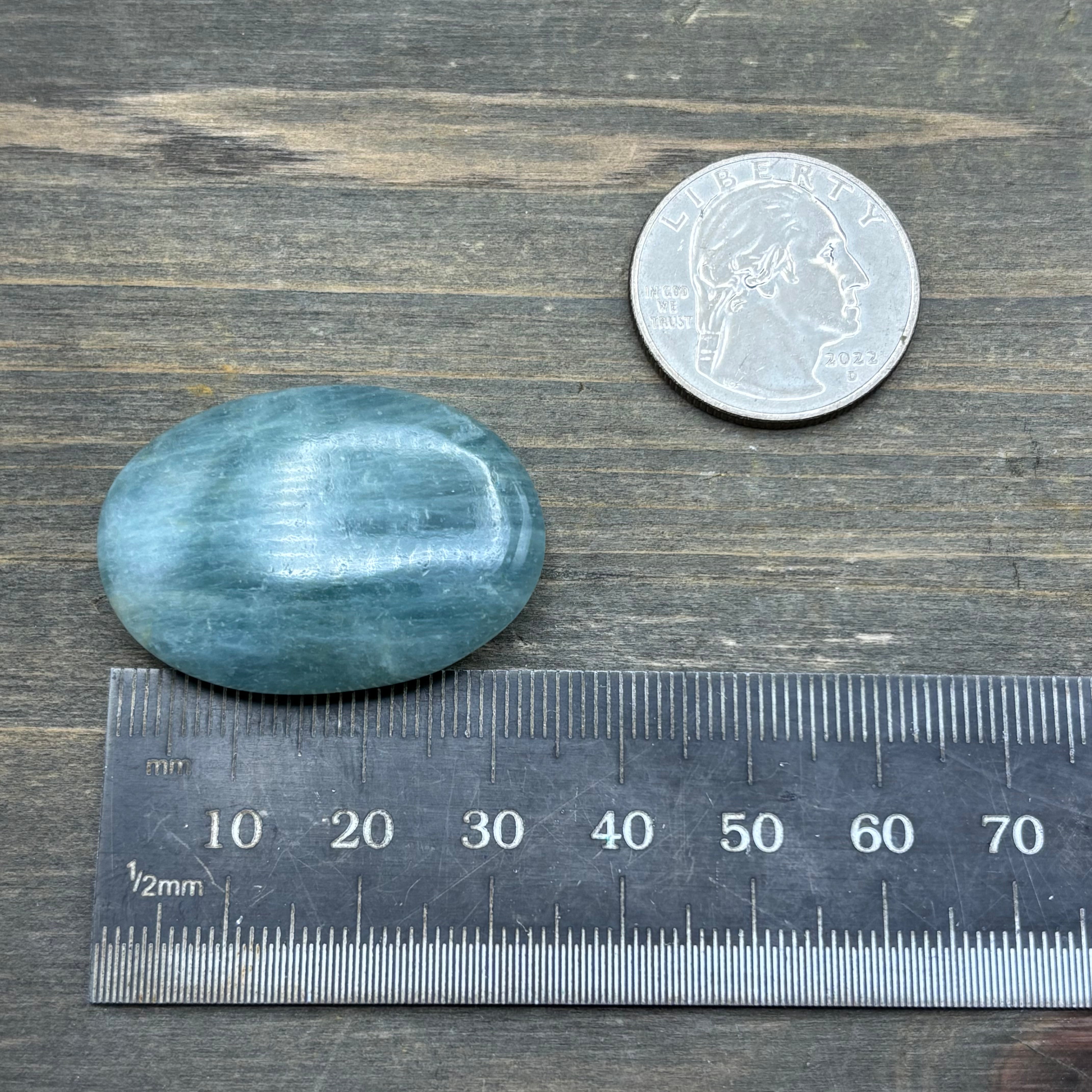 Aquamarine Magic Oval - 035