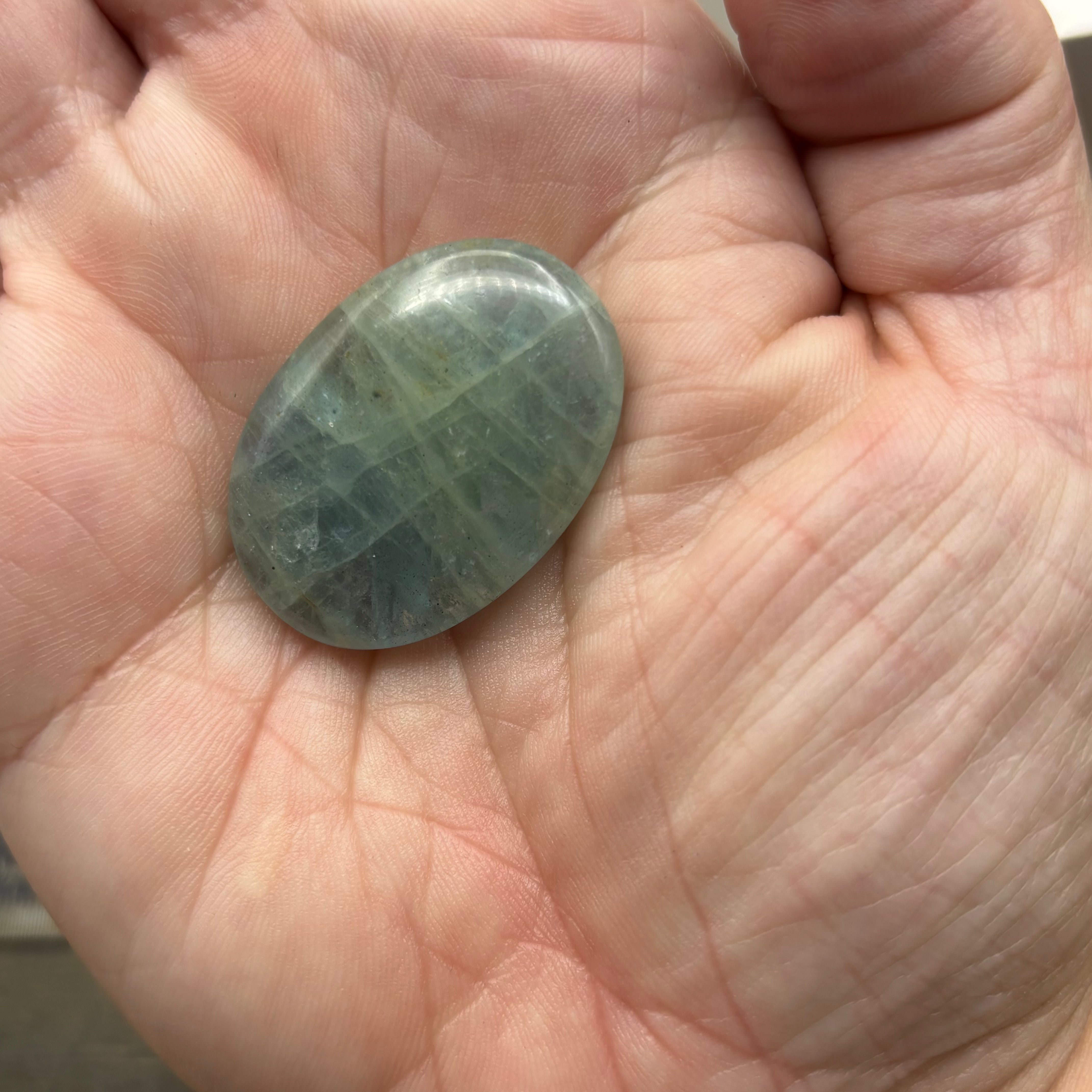 Aquamarine Magic Oval - 036
