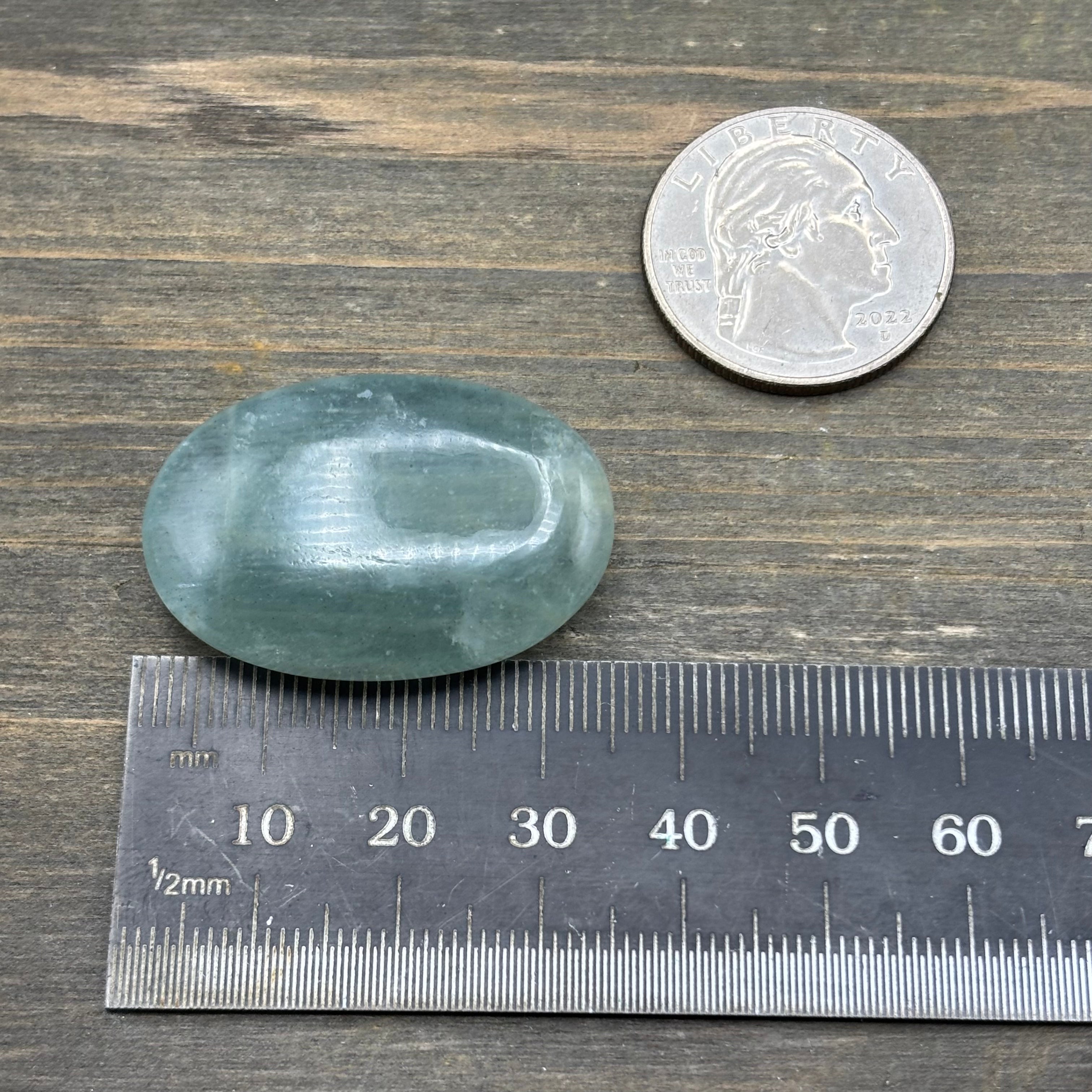 Aquamarine Magic Oval - 037
