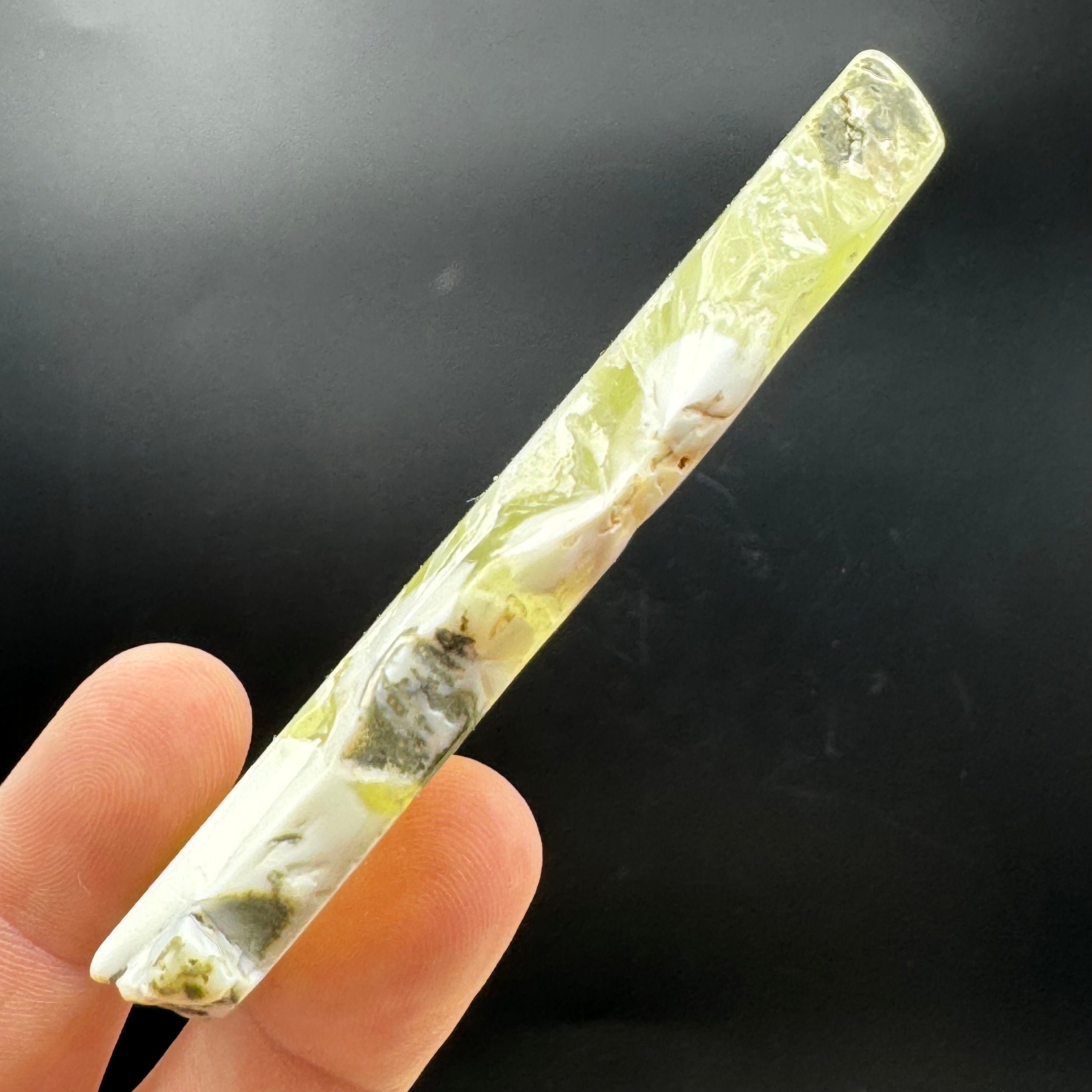 Prehnite, Polished Slab - 002