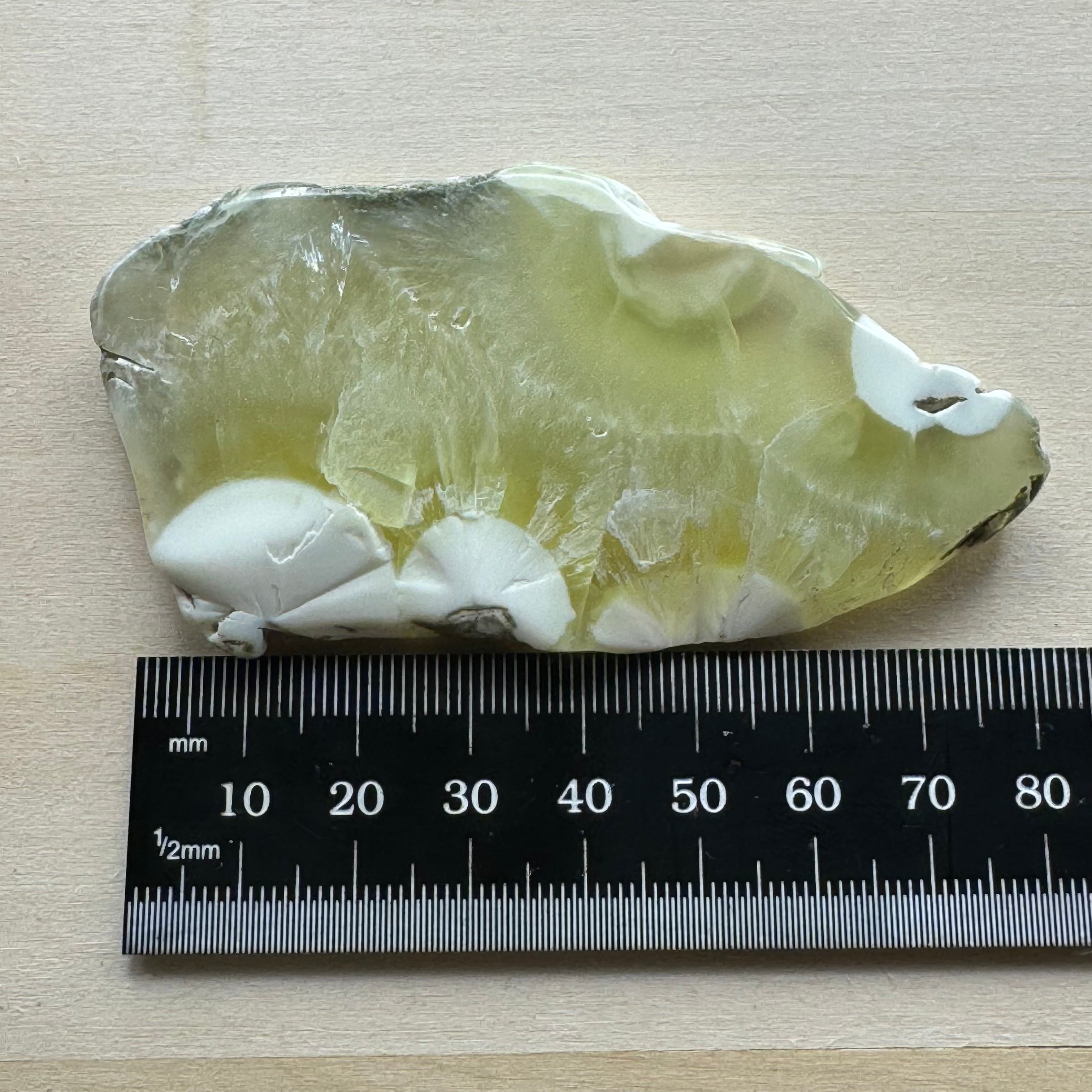 Prehnite, Polished Slab - 002