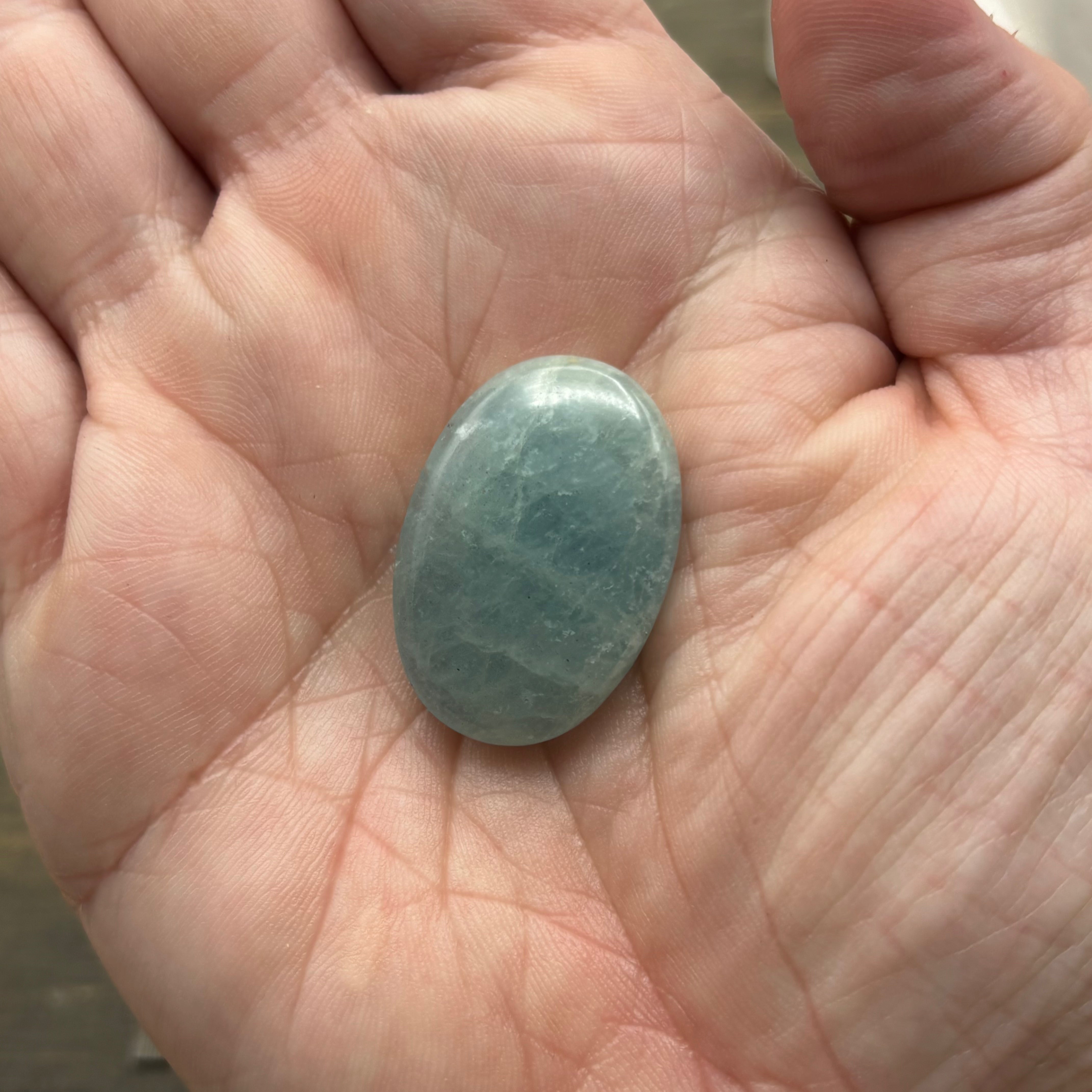 Aquamarine Magic Oval - 039