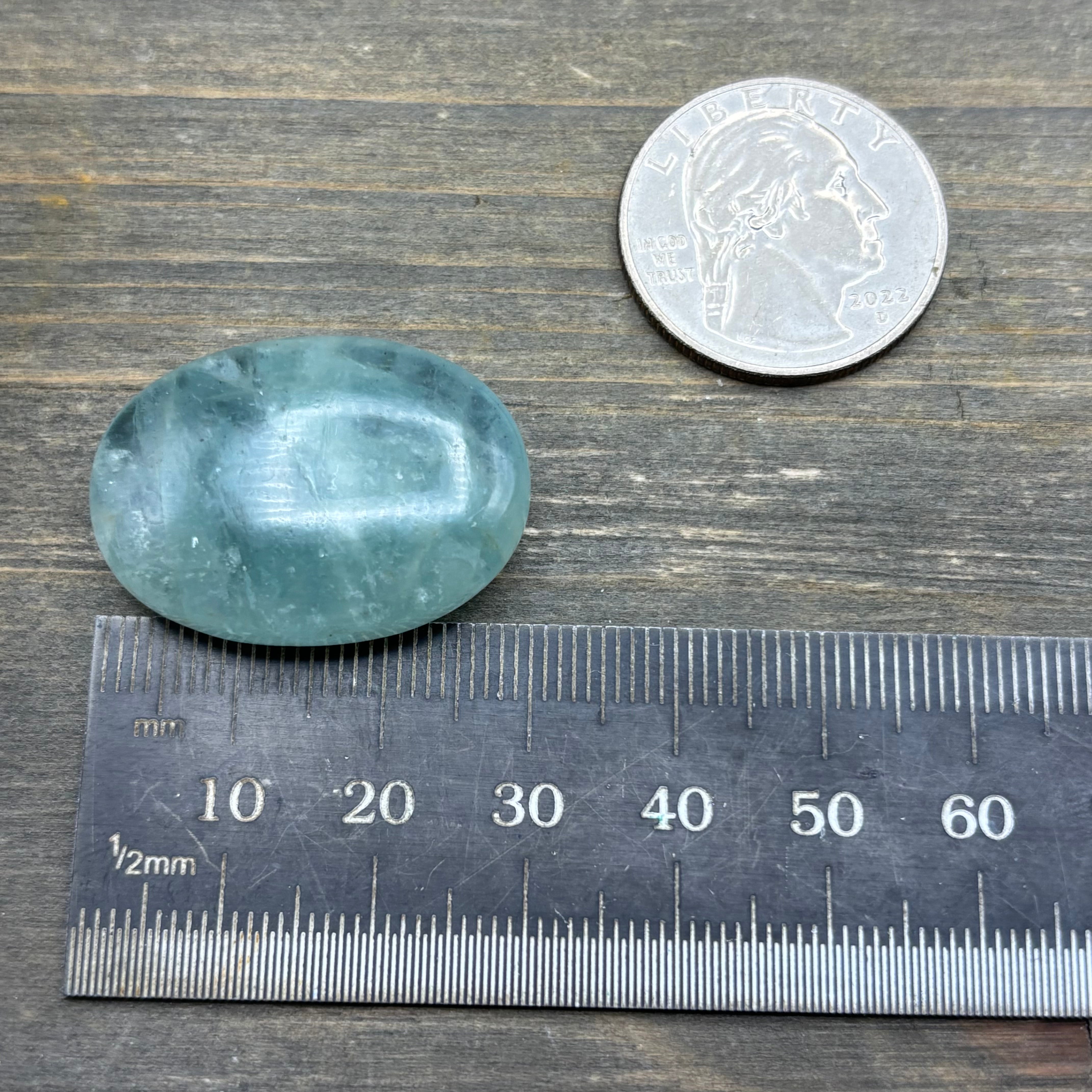 Aquamarine Magic Oval - 040