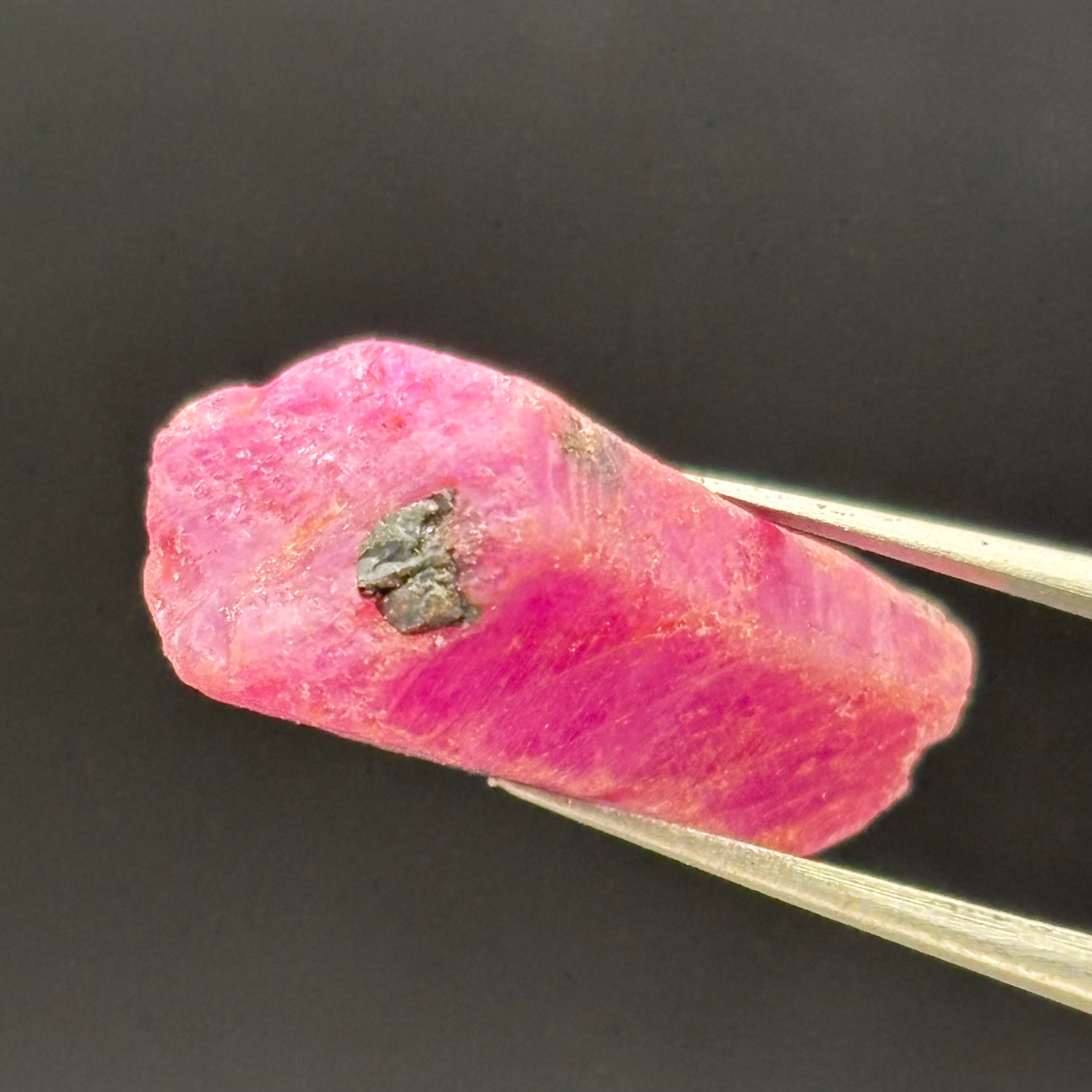 Natural Fluorescent Ruby Crystal - 130