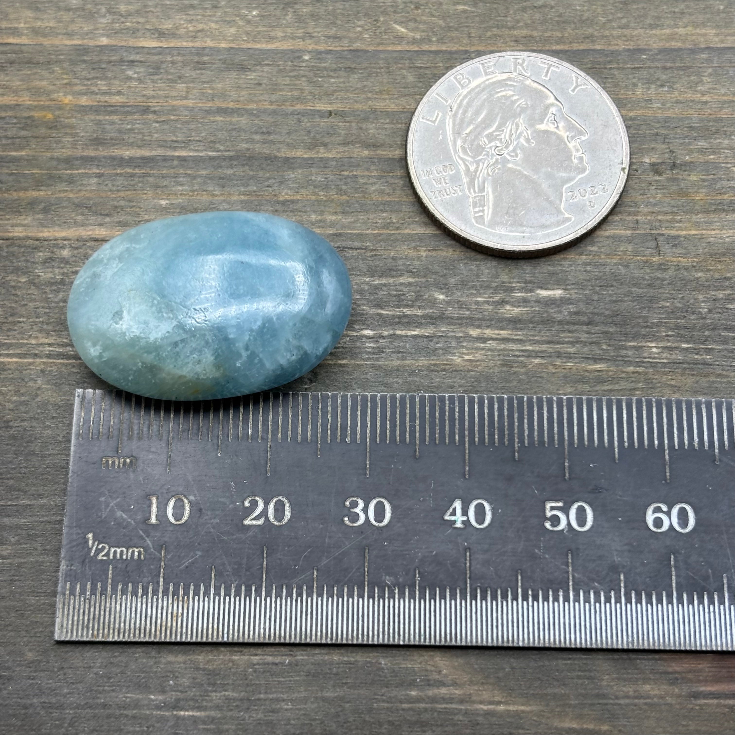 Aquamarine Magic Oval - 041