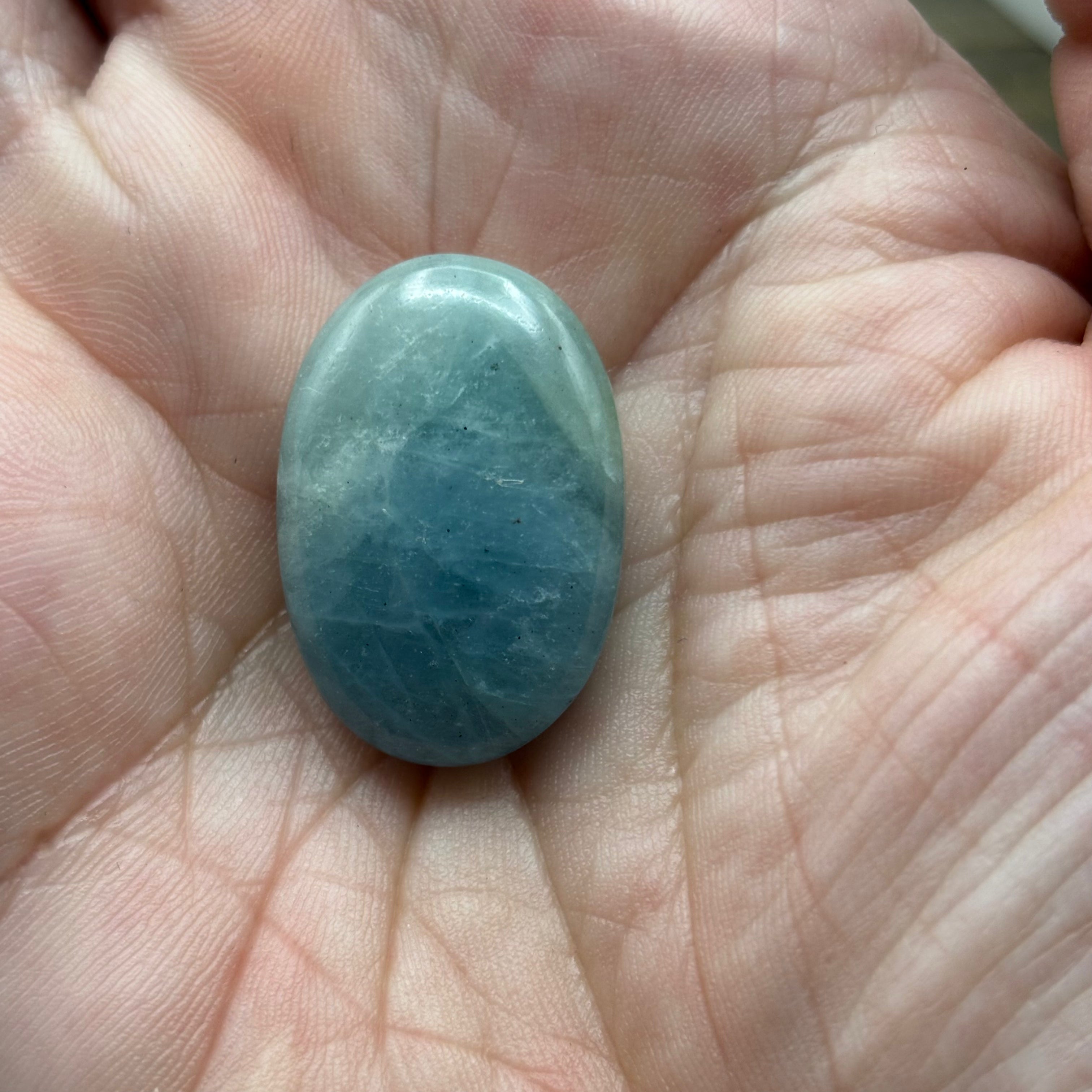 Aquamarine Magic Oval - 041