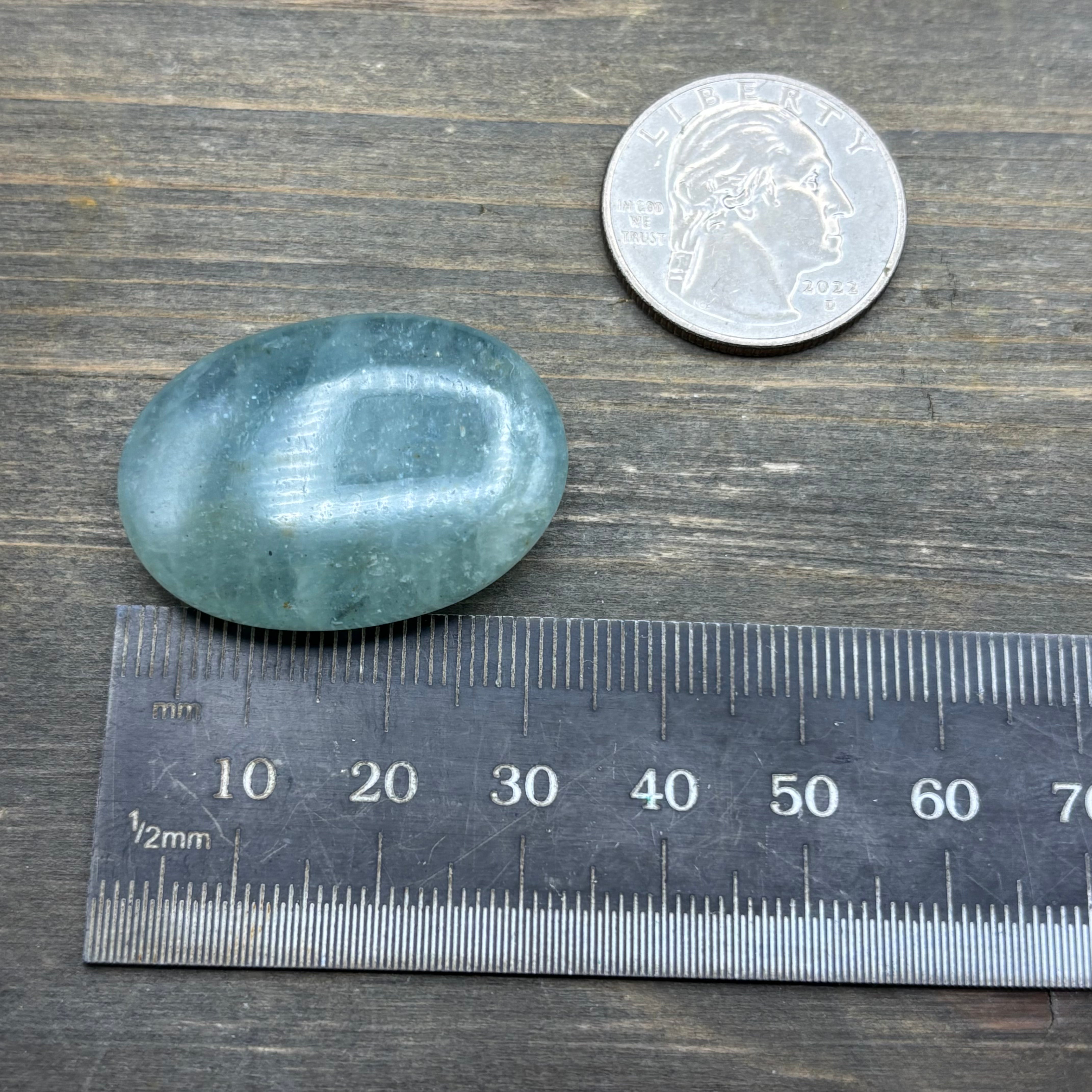 Aquamarine Magic Oval - 042