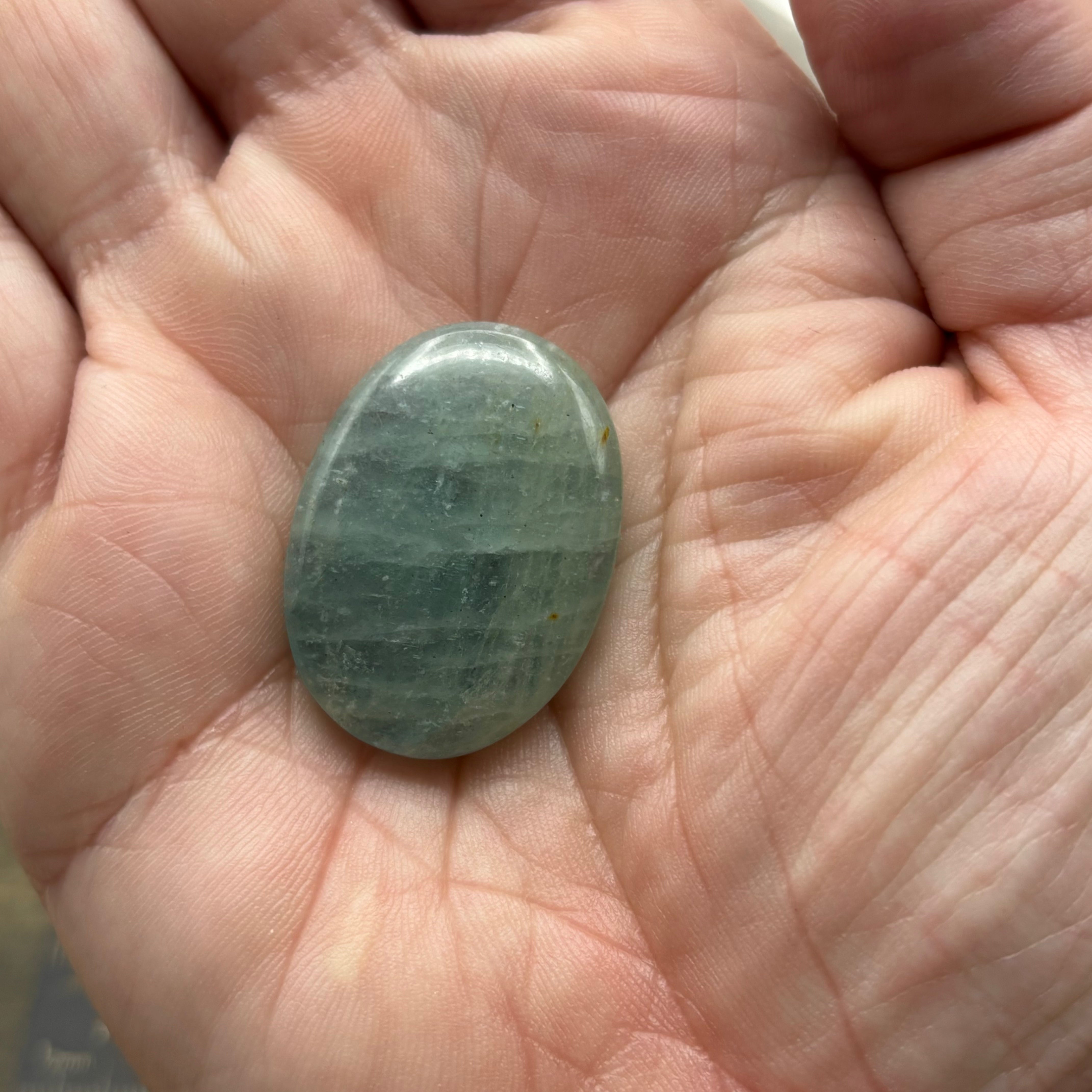 Aquamarine Magic Oval - 042