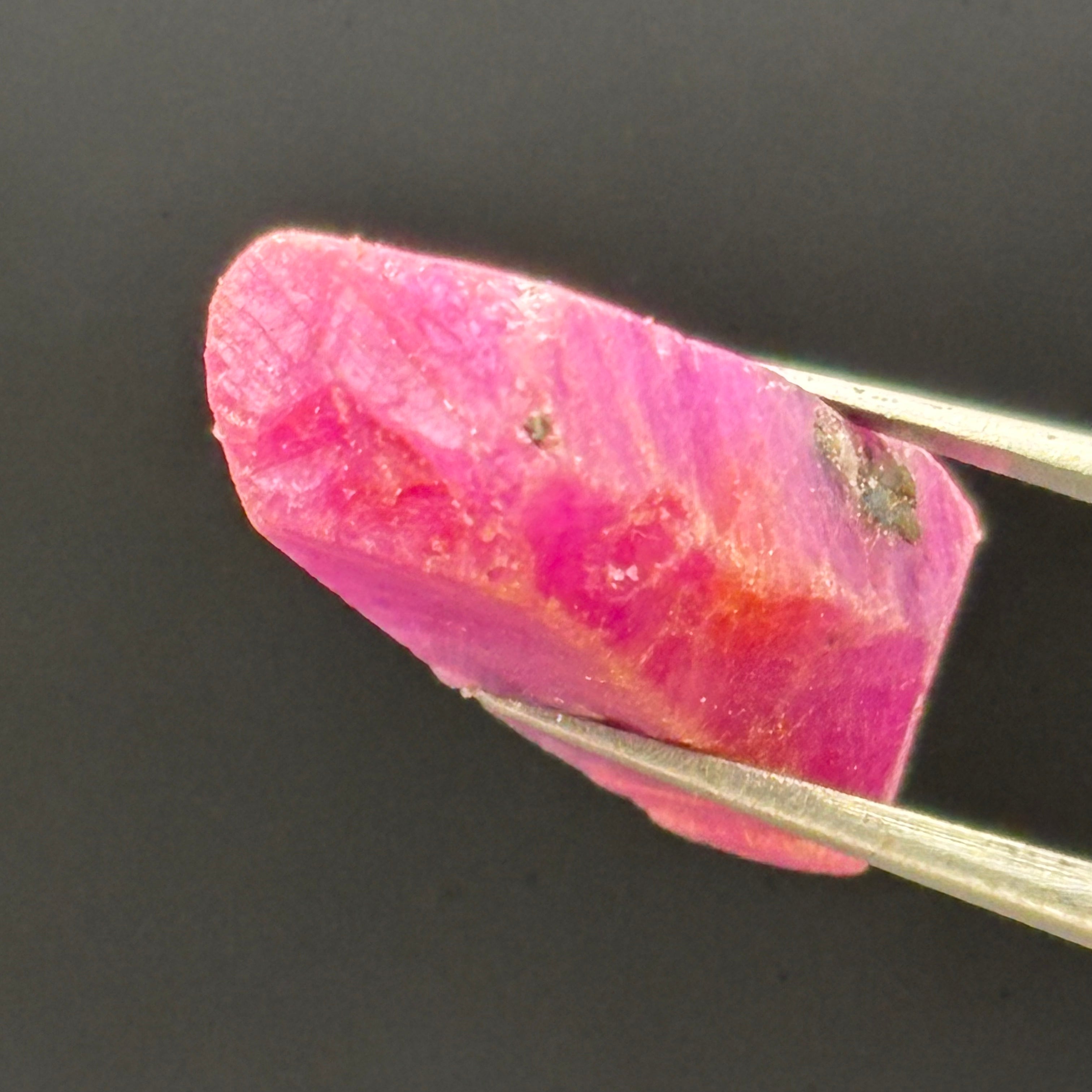 Natural Fluorescent Ruby Crystal - 132
