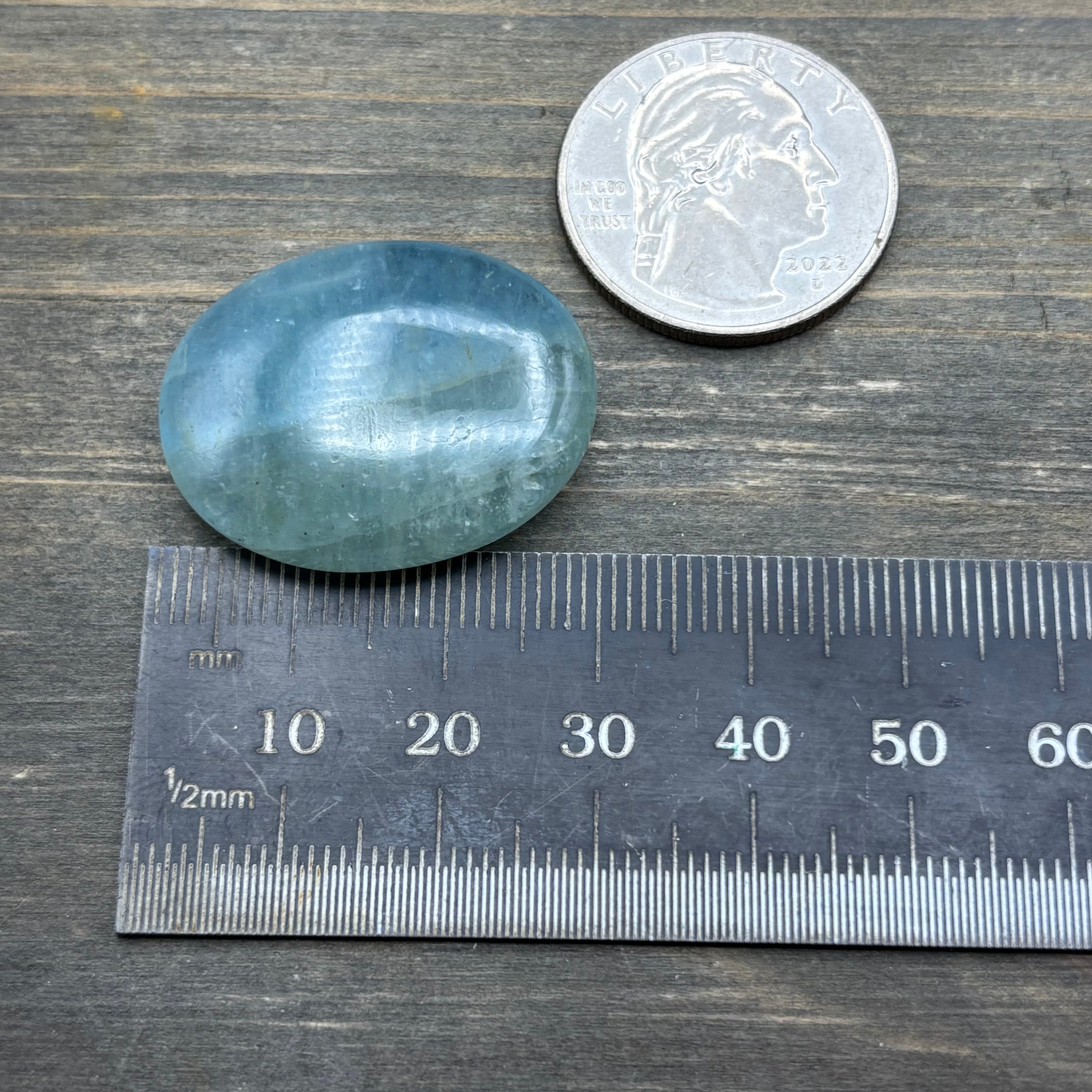 Aquamarine Magic Oval - 043