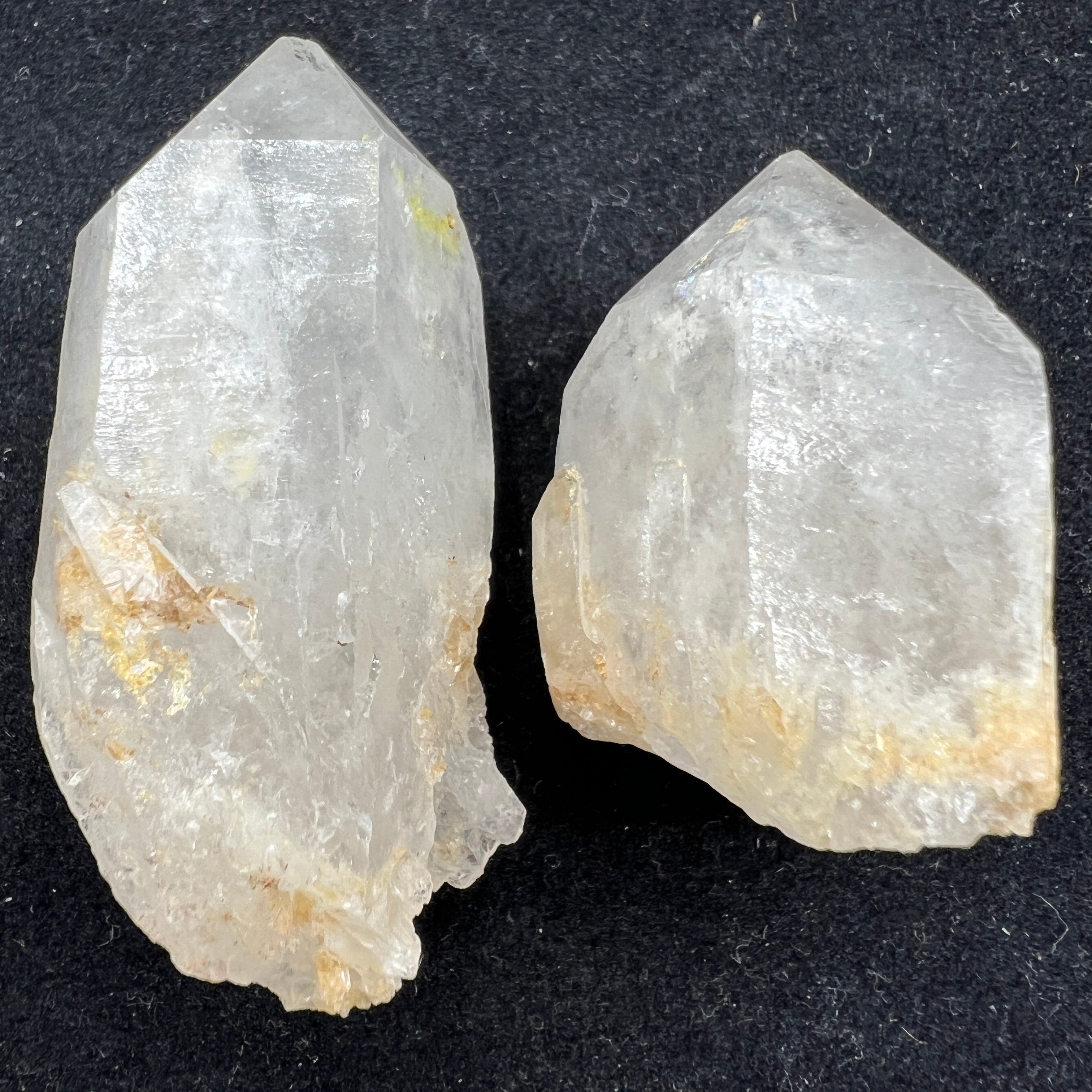 Quartz Points from Water Cave, Pair