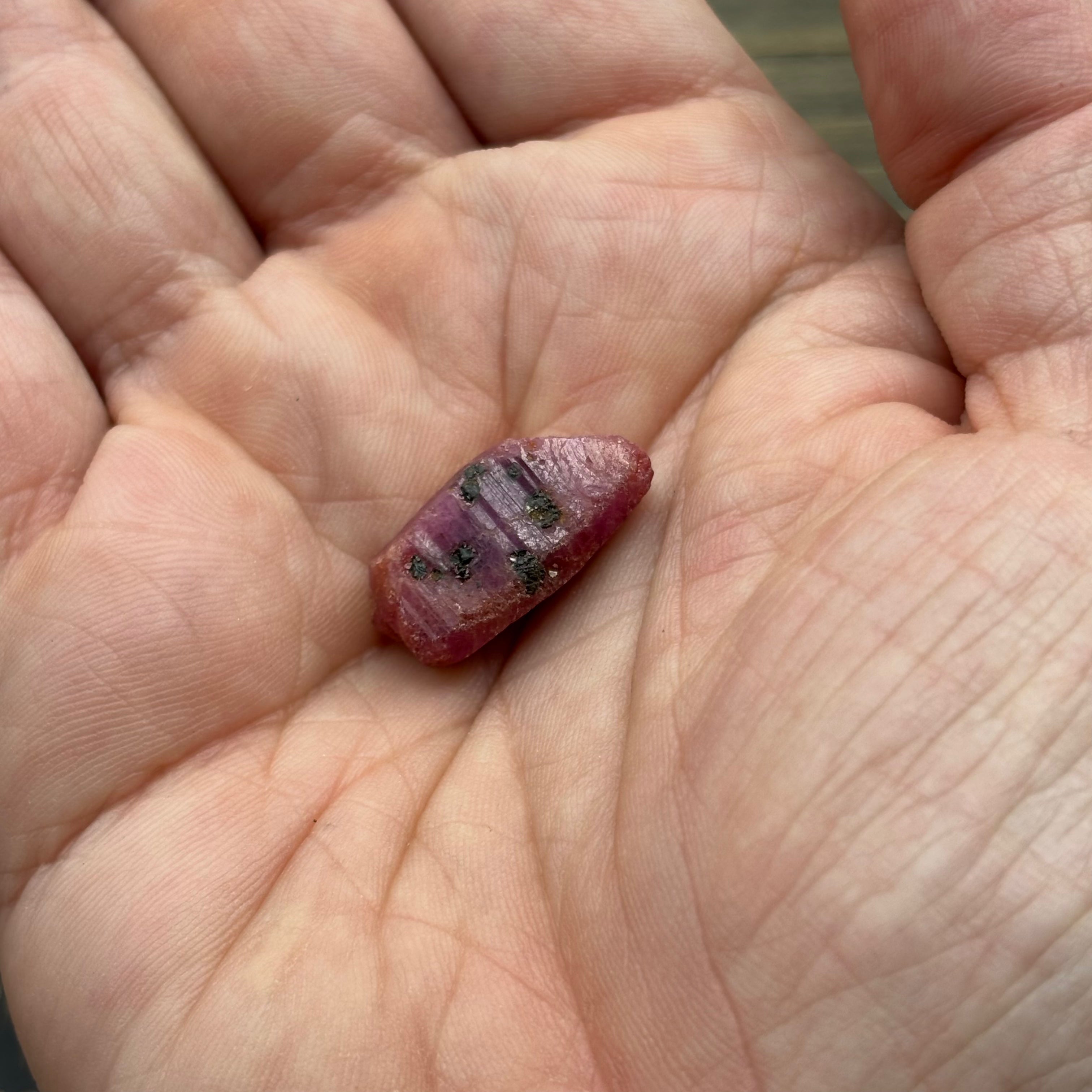 Natural Fluorescent Ruby Crystal - 135