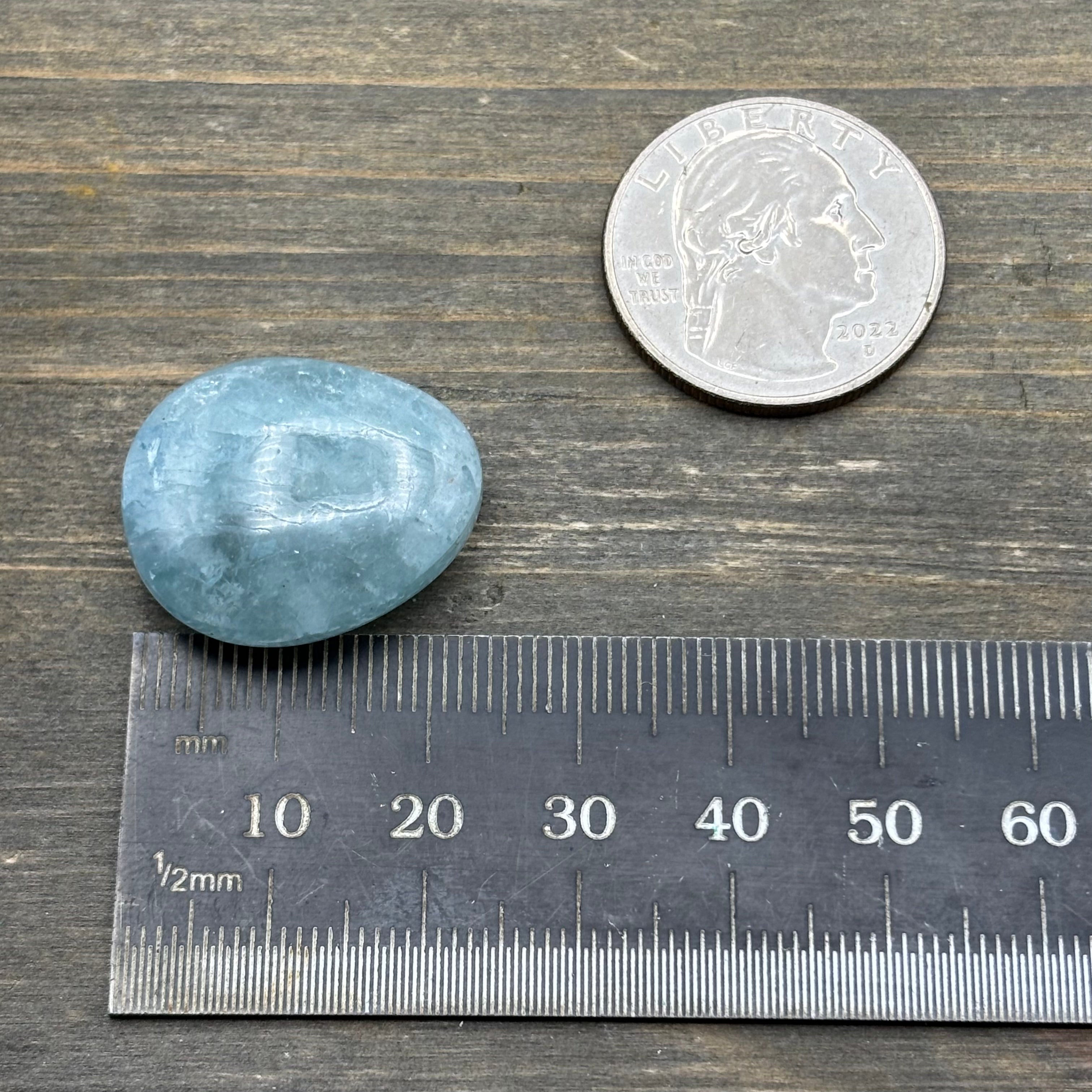 Aquamarine Magic Oval - 046