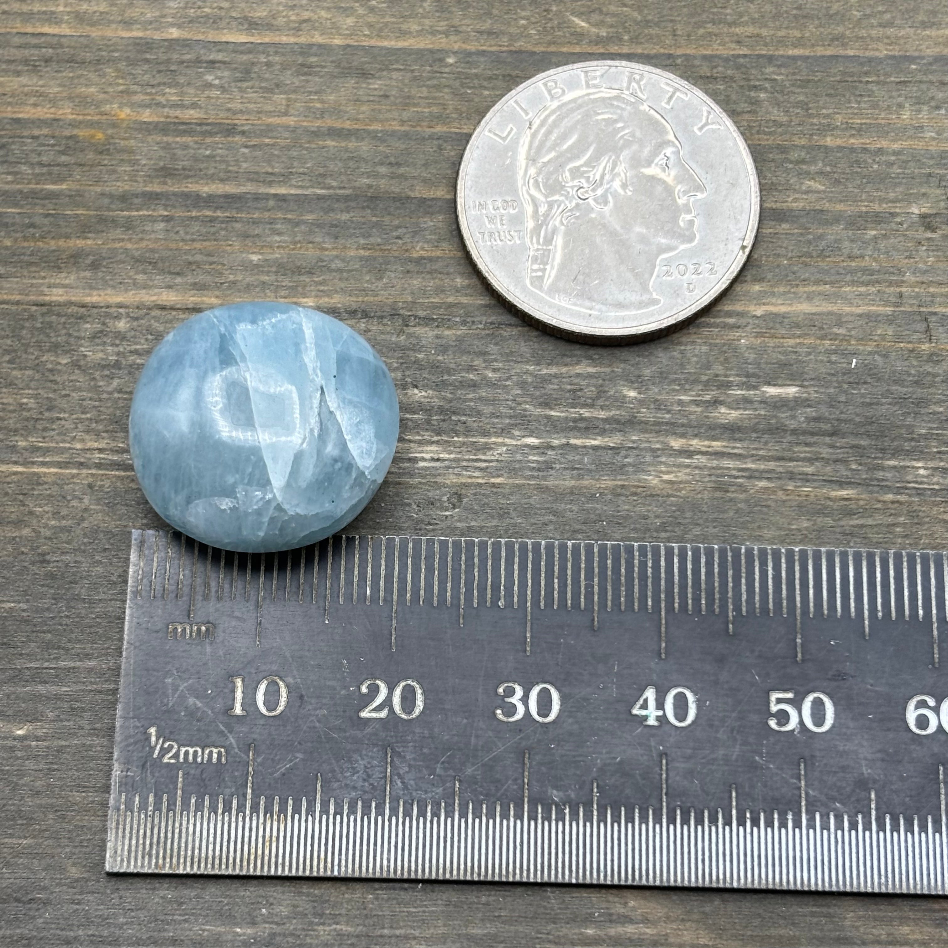 Aquamarine Magic Oval - 048