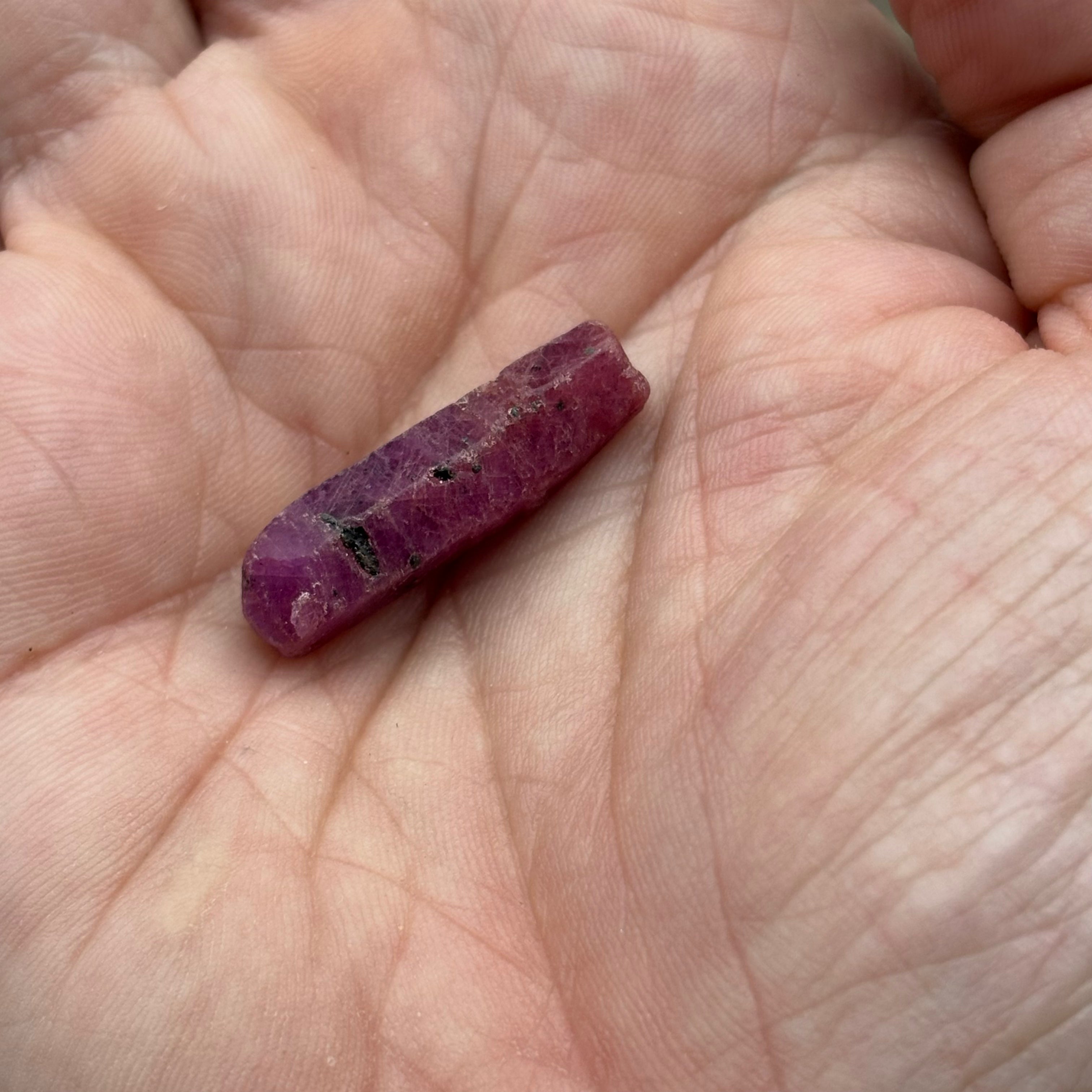 Natural Fluorescent Ruby Crystal - 141