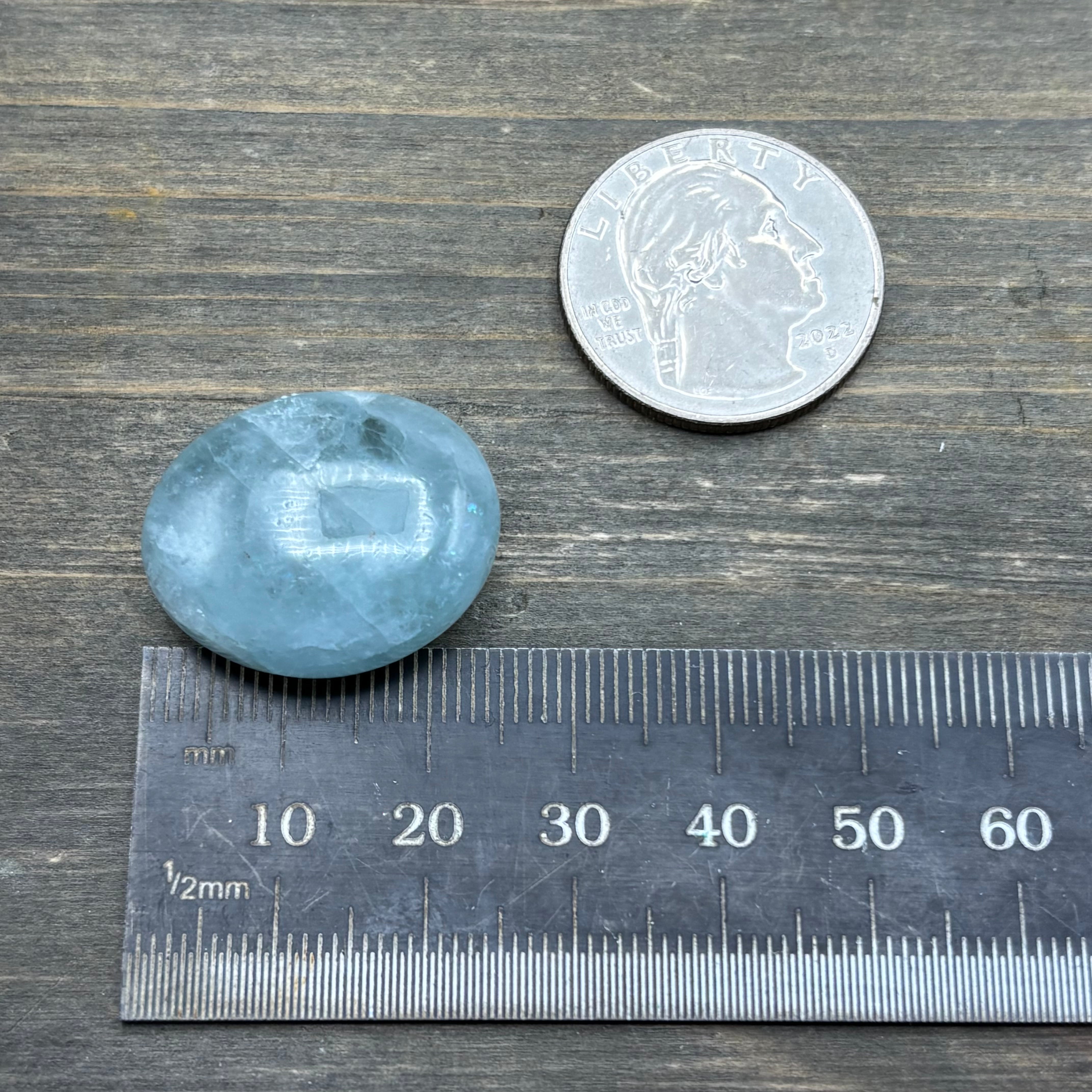 Aquamarine Magic Oval - 054