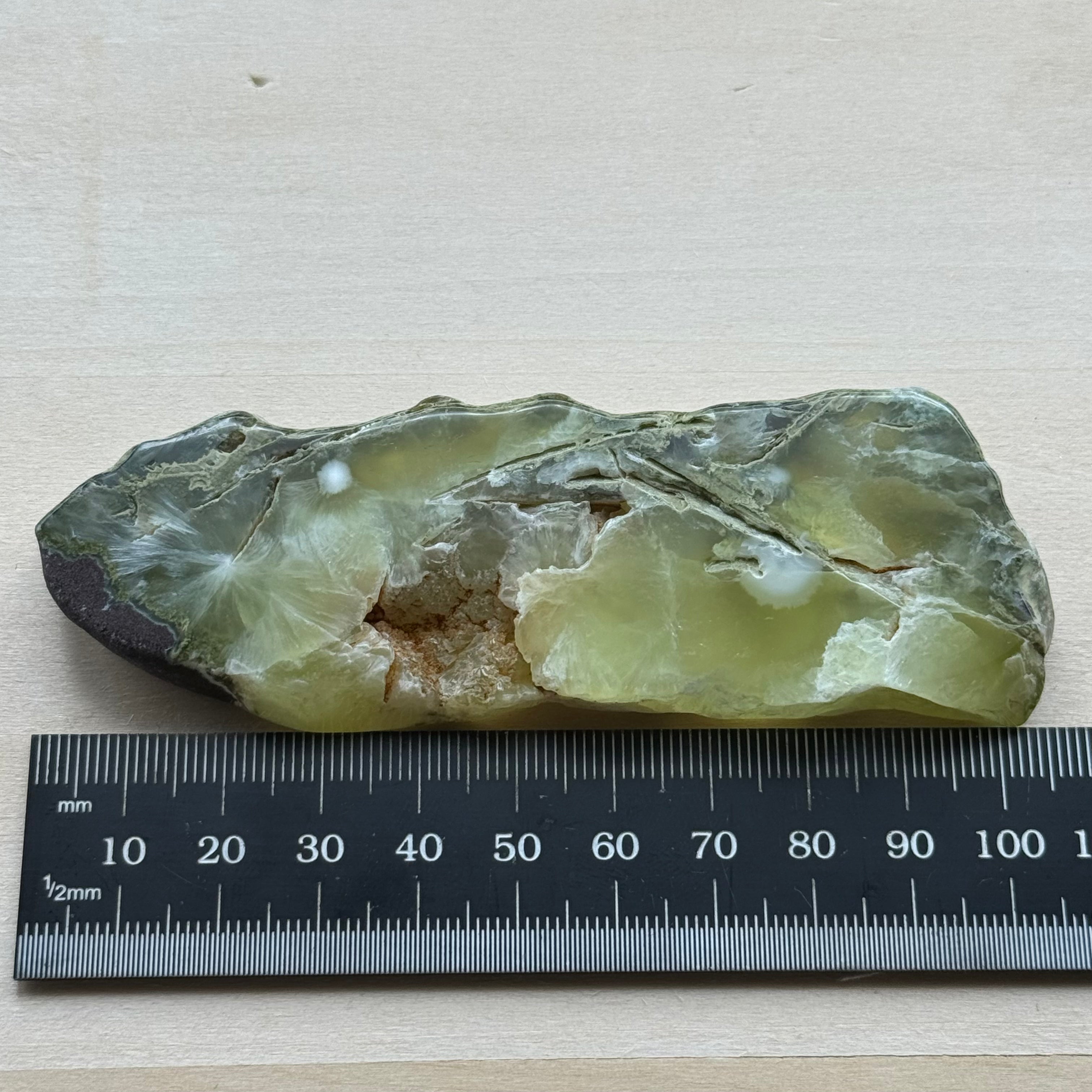 Prehnite, Polished Slab - 021