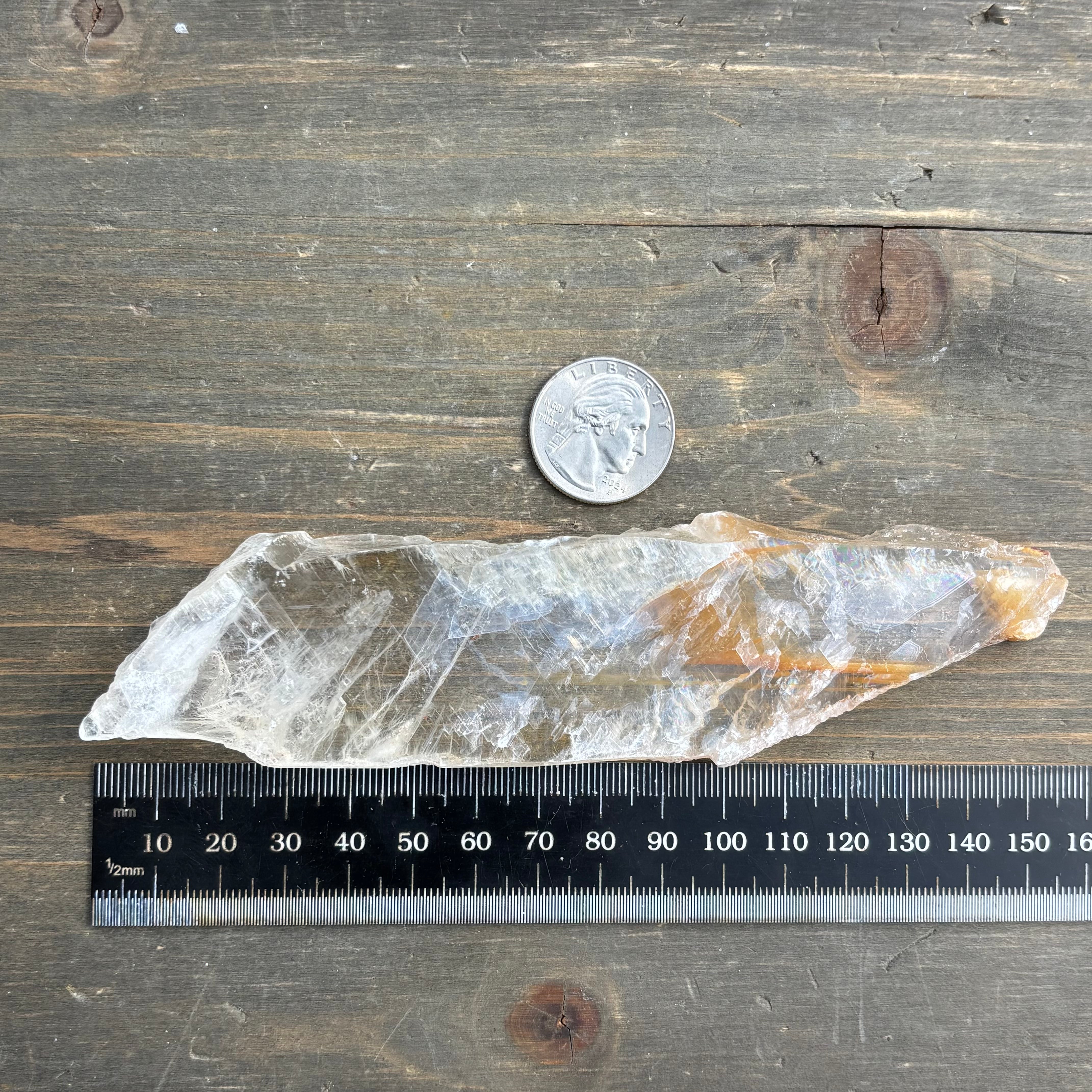 Golden Selenite Window - 641