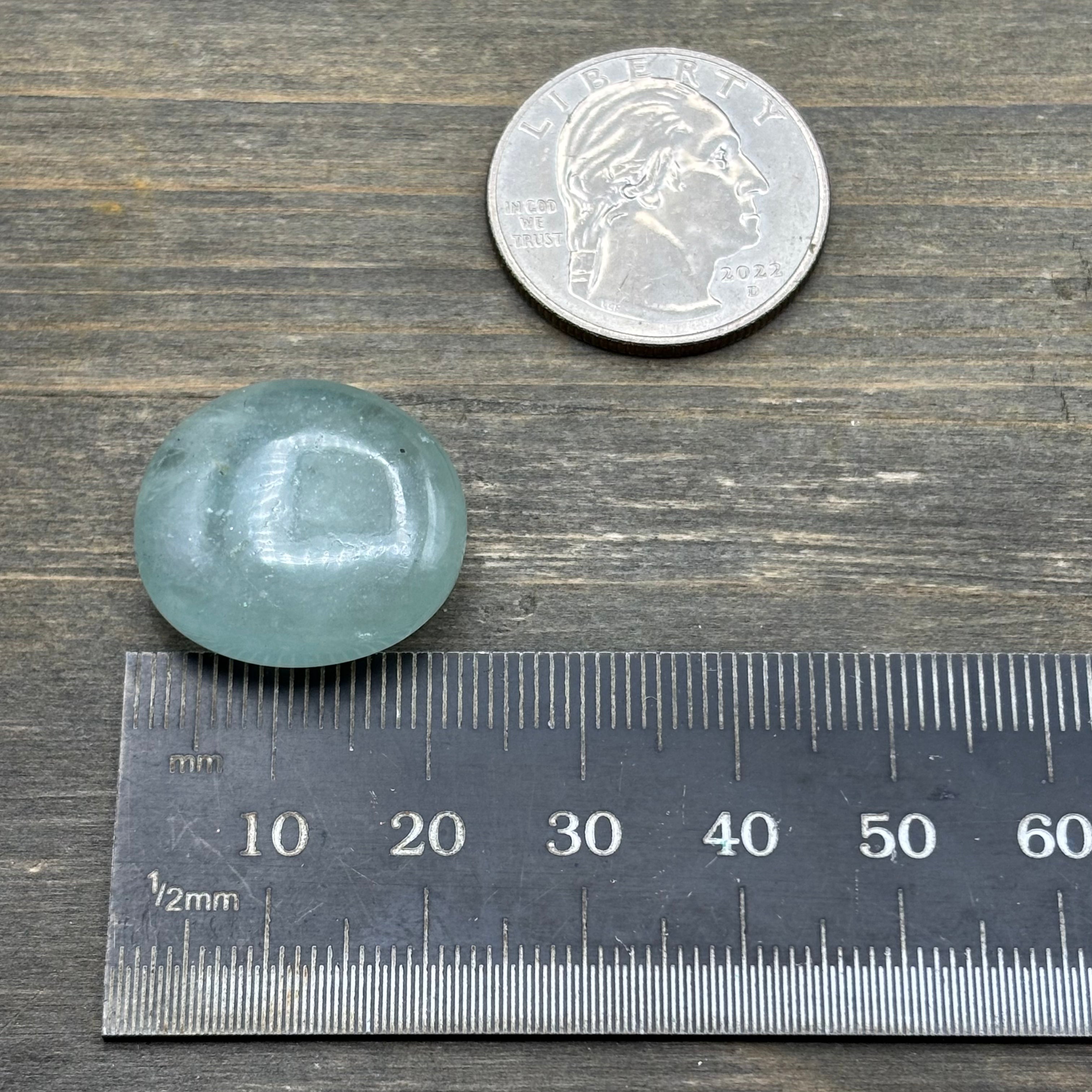 Aquamarine Magic Oval - 063