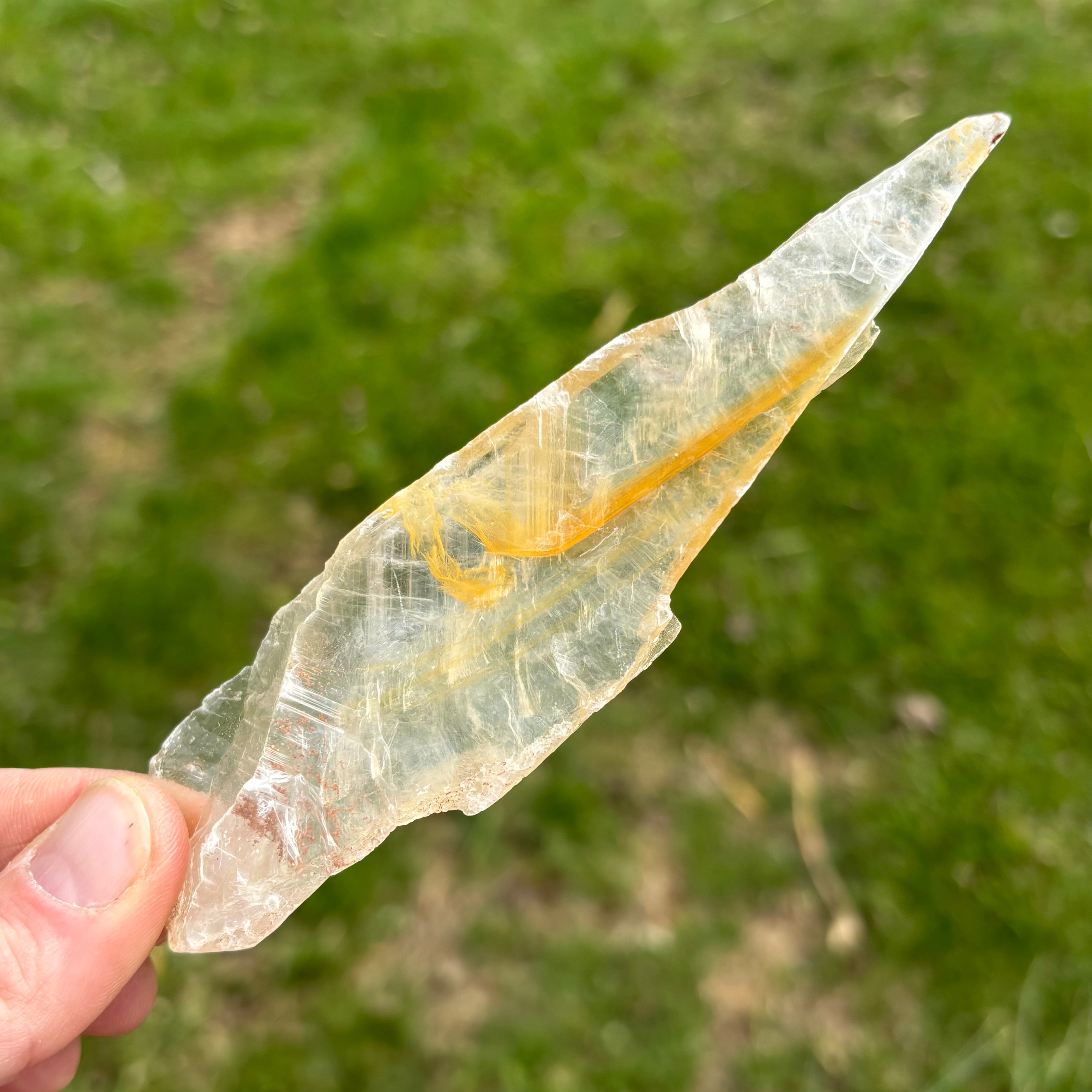 Golden Selenite Window - 642