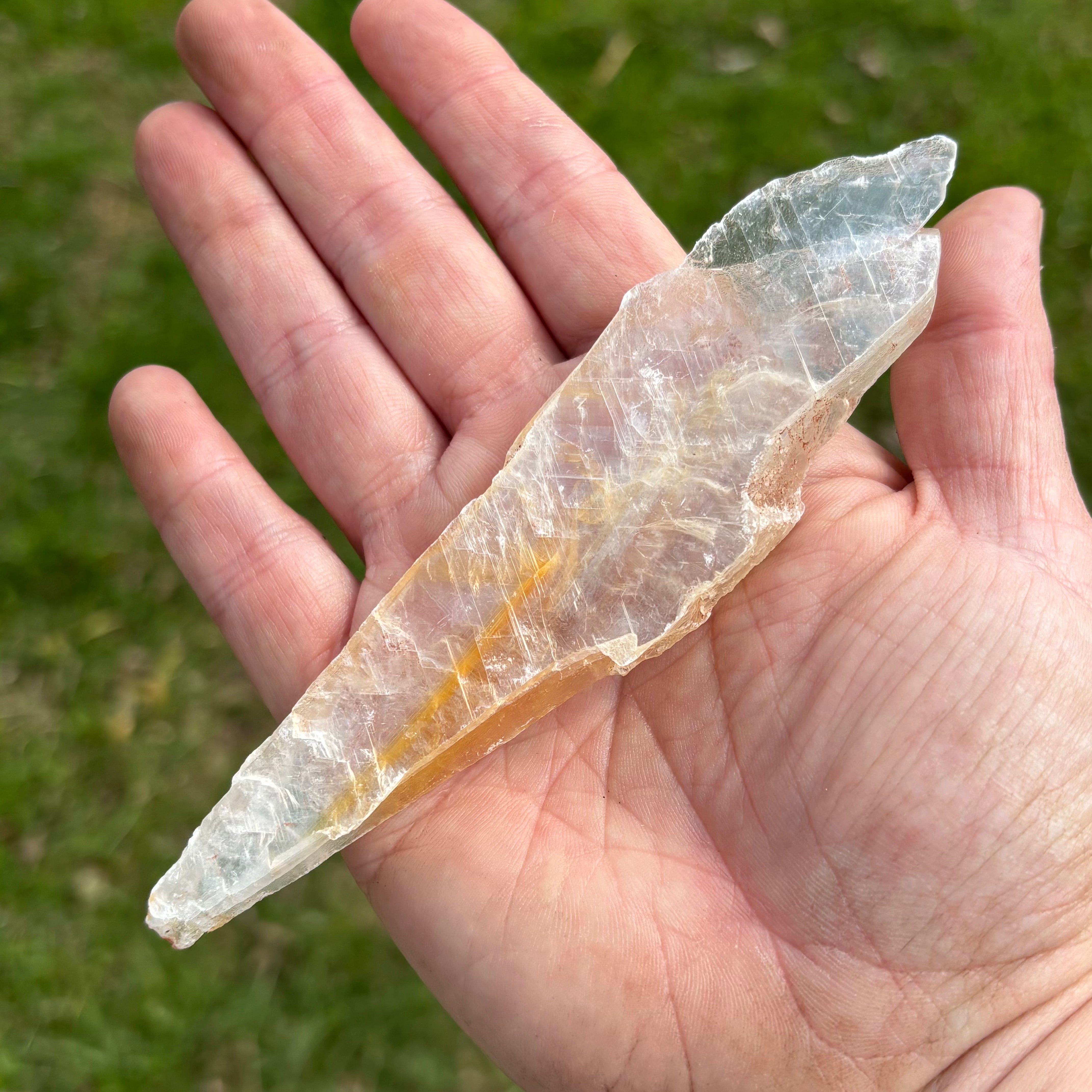 Golden Selenite Window - 642