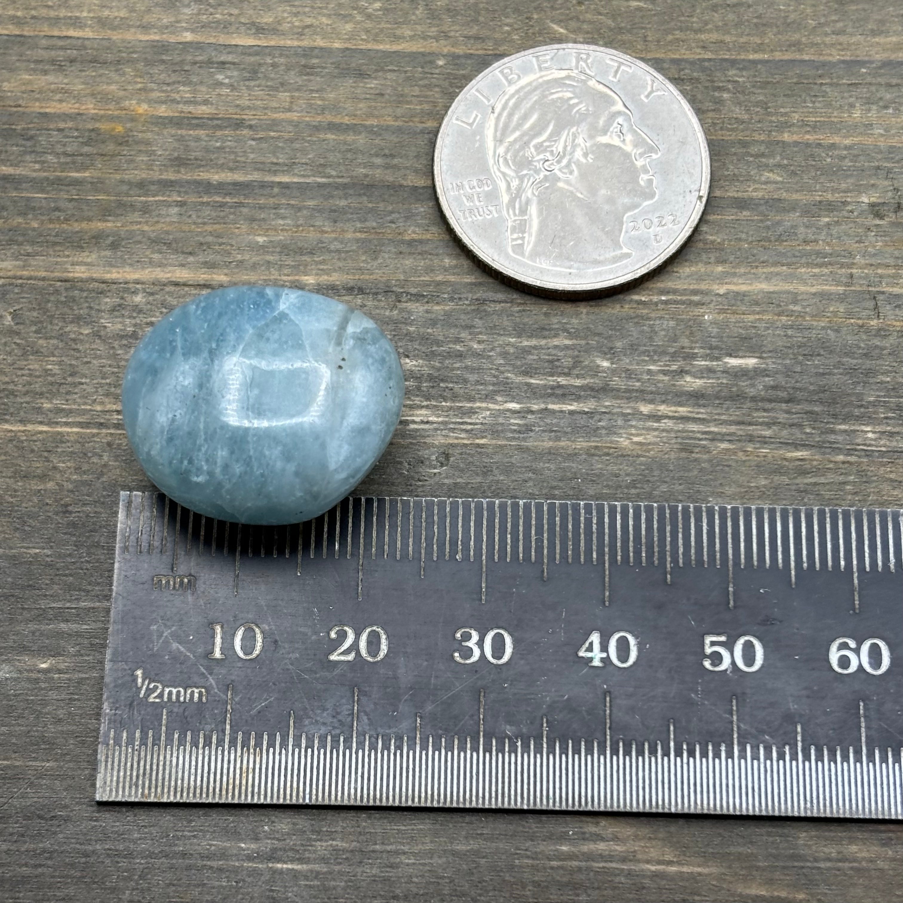 Aquamarine Magic Oval - 064