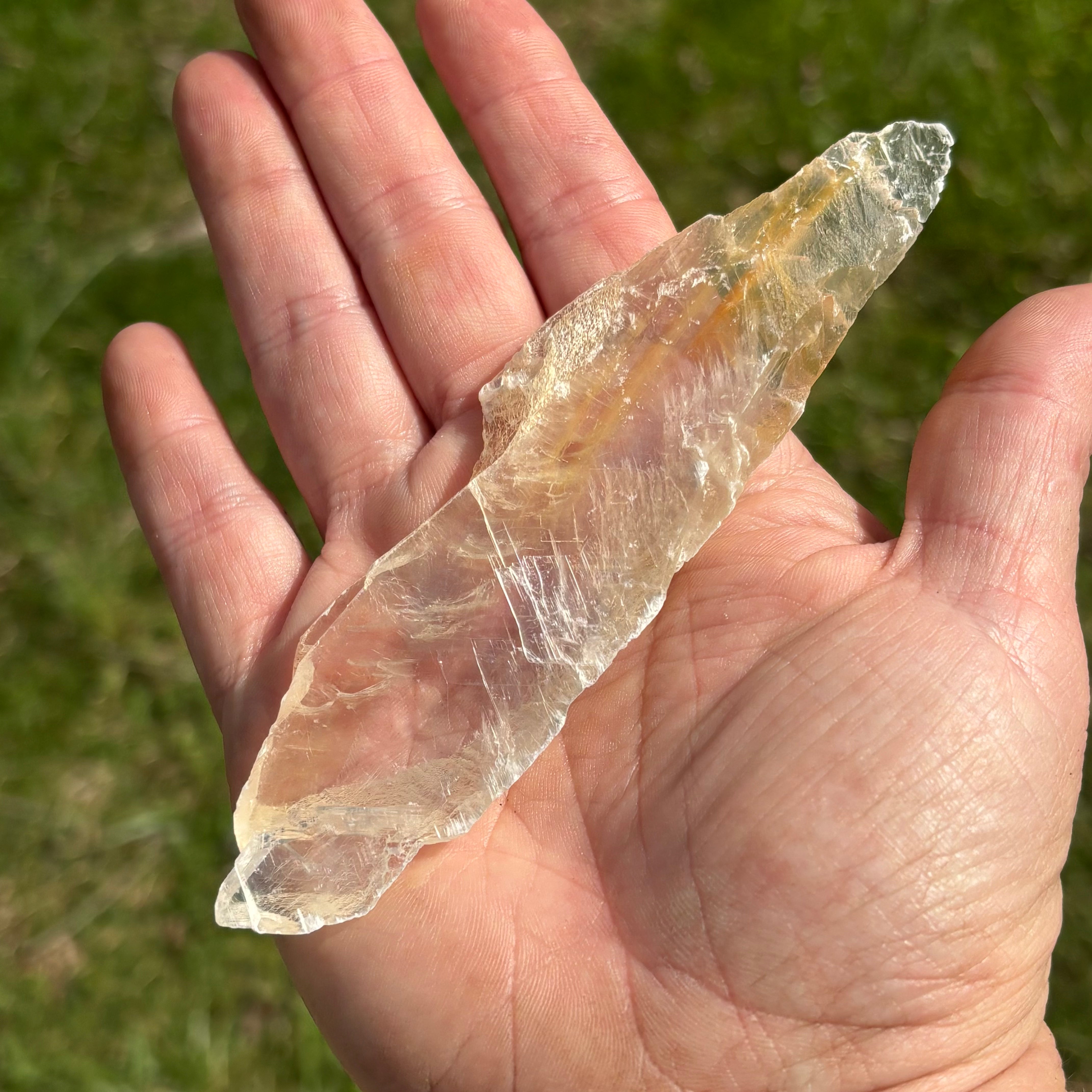 Golden Selenite Window - 643