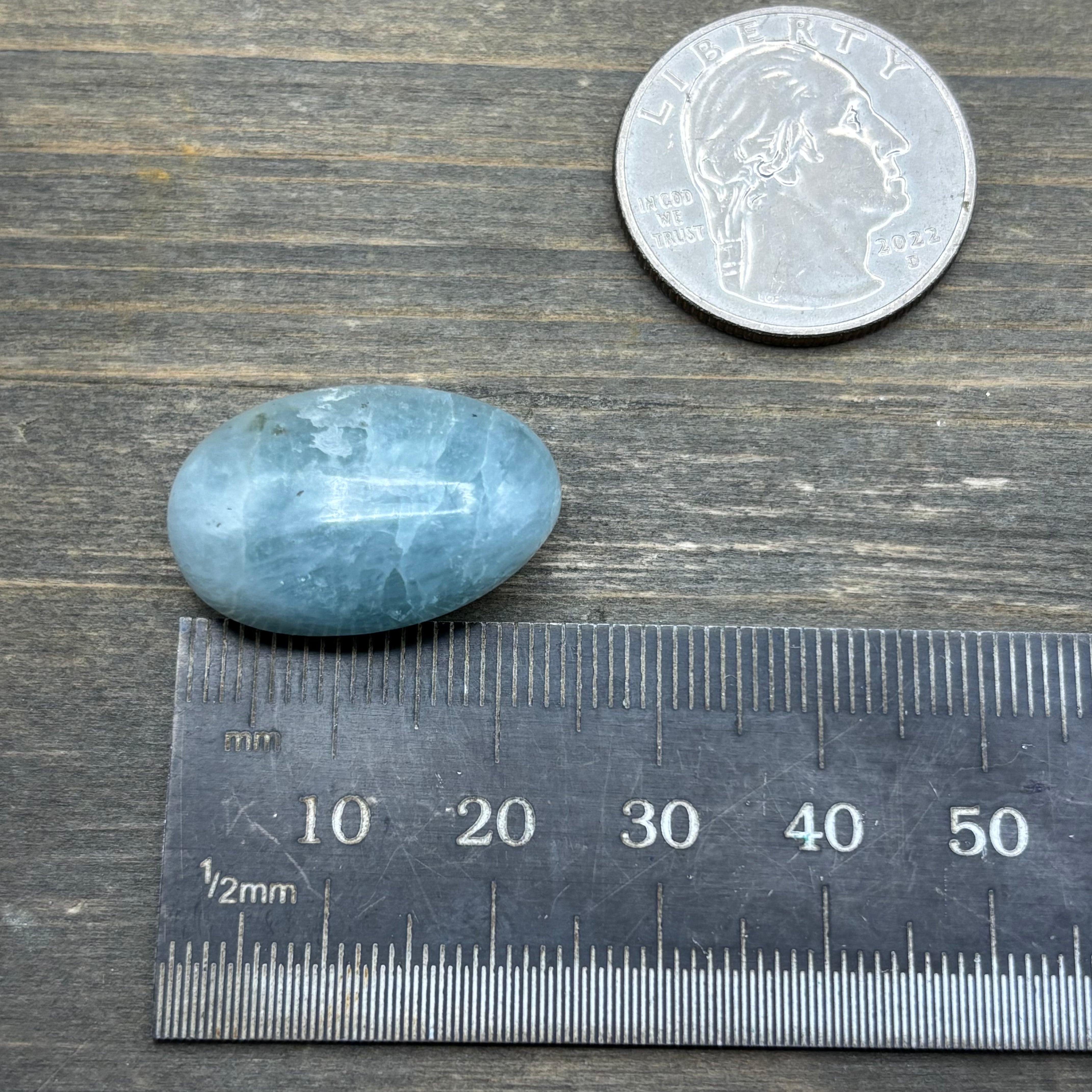 Aquamarine Magic Oval - 066