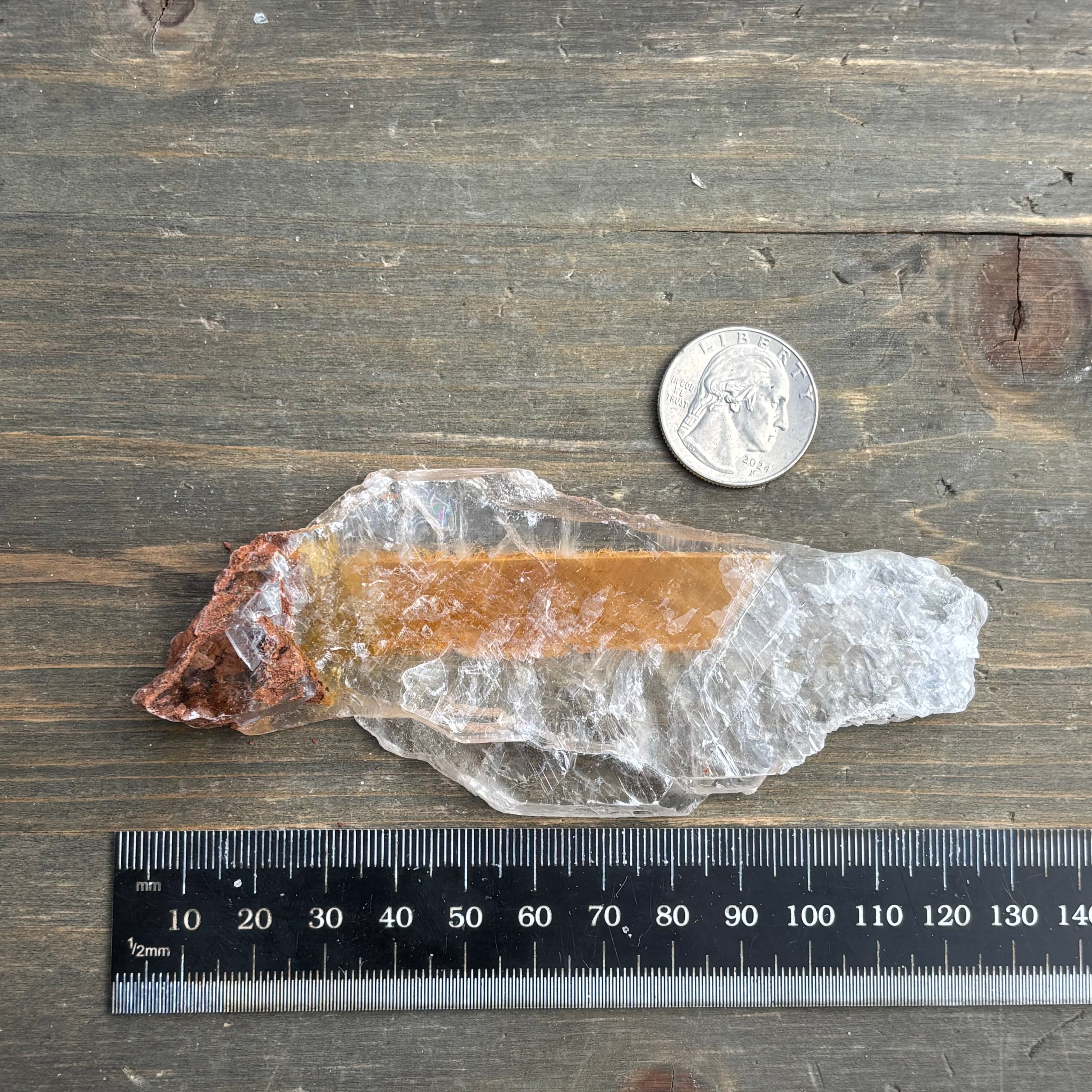 Golden Selenite Window - 648