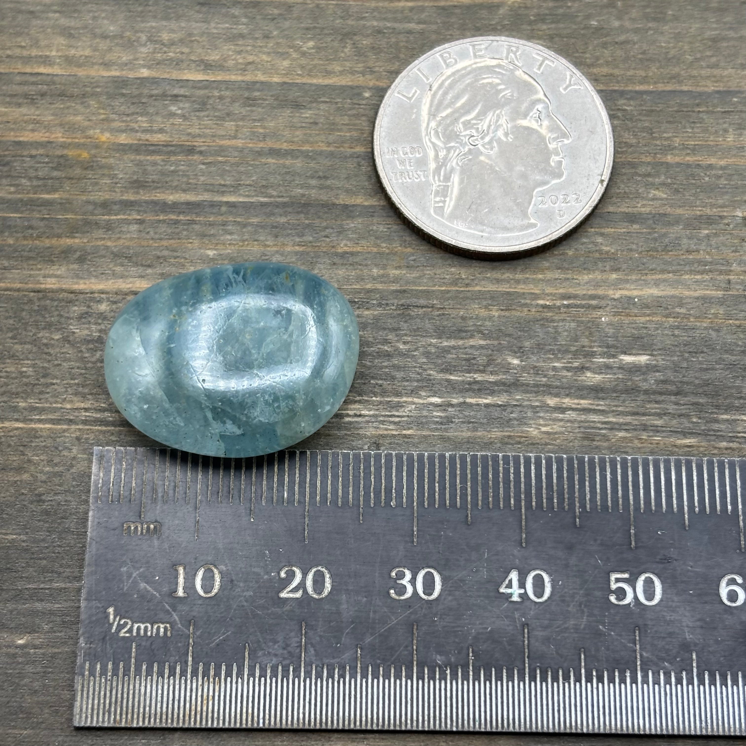 Aquamarine Magic Oval - 071