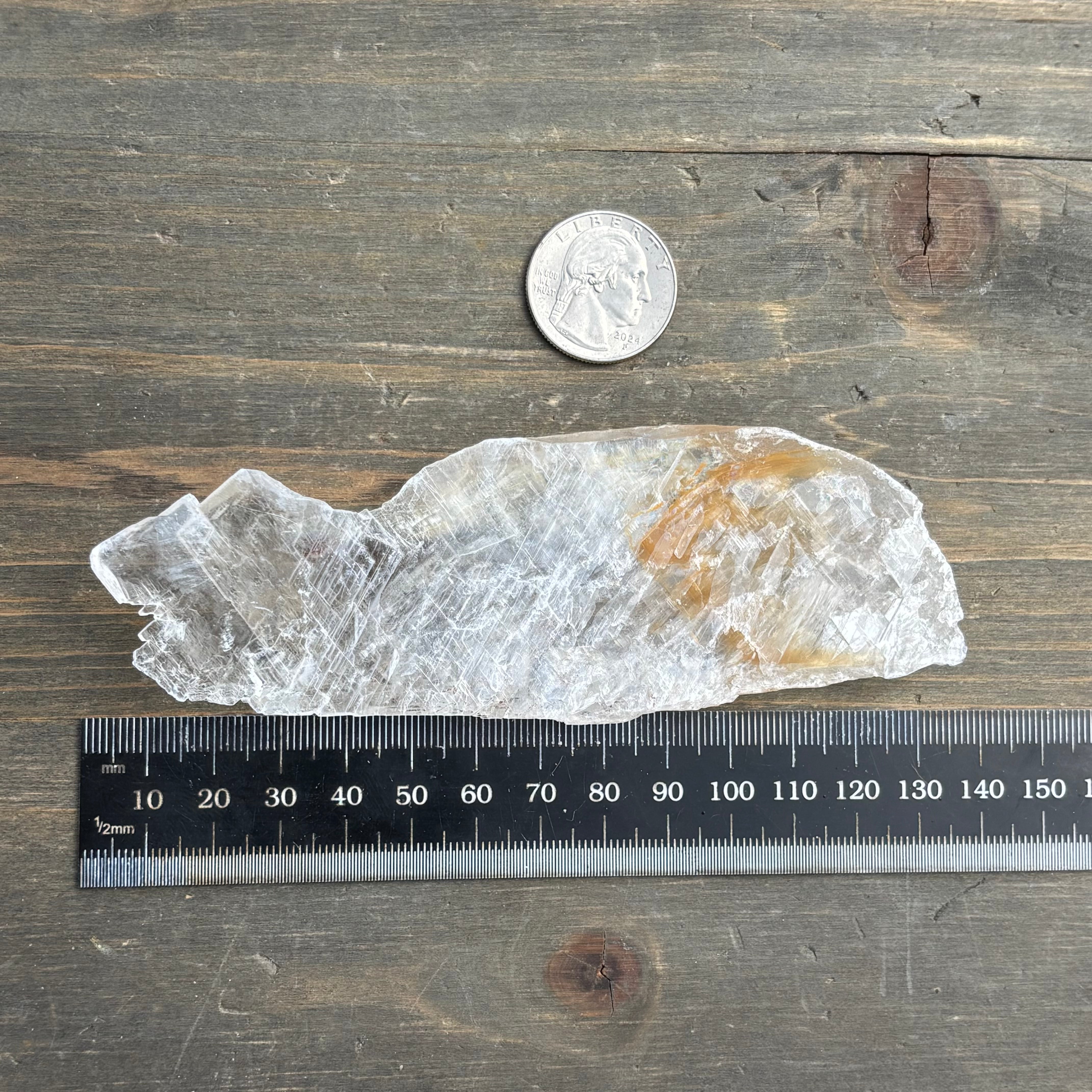 Golden Selenite Window - 653