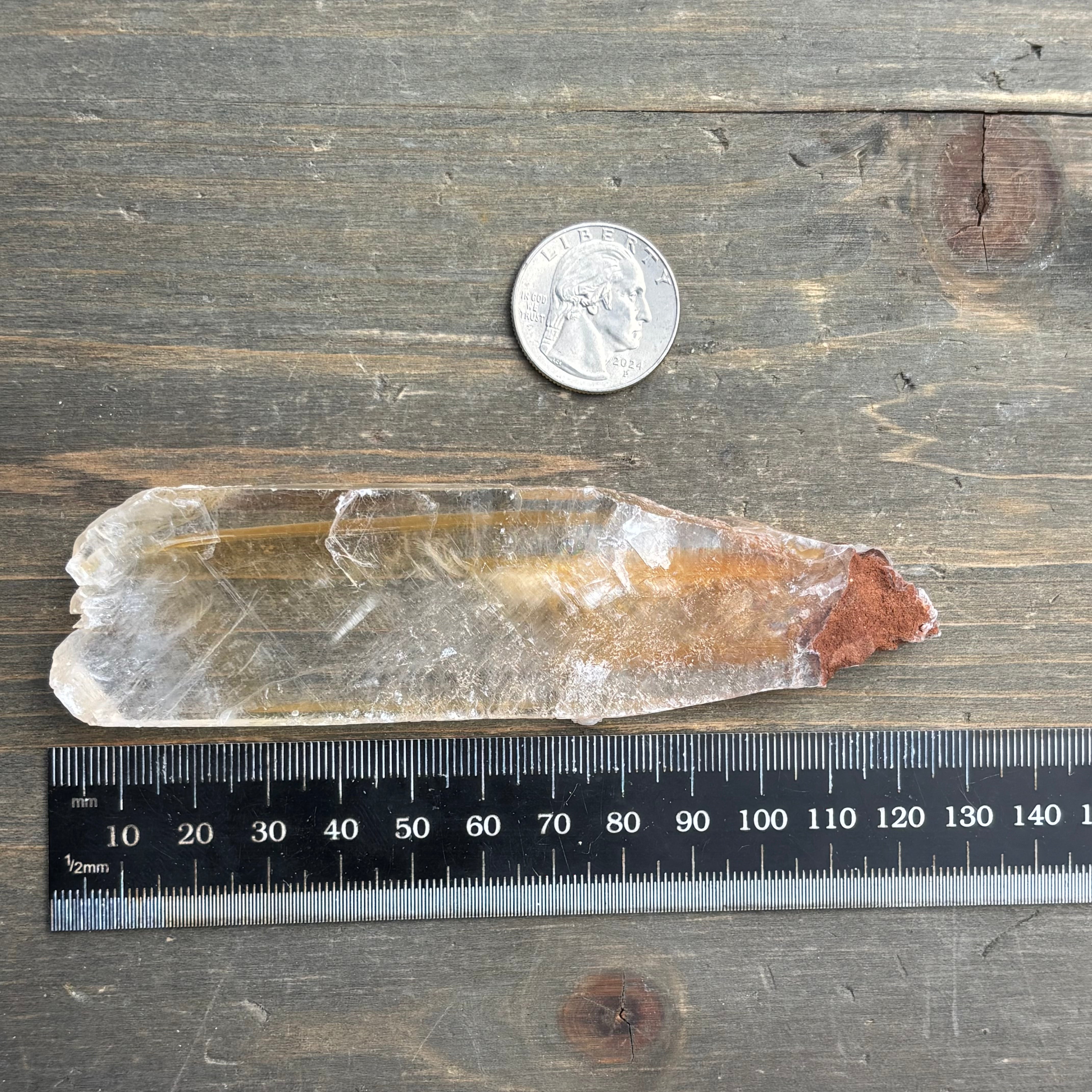 Golden Selenite Window - 654