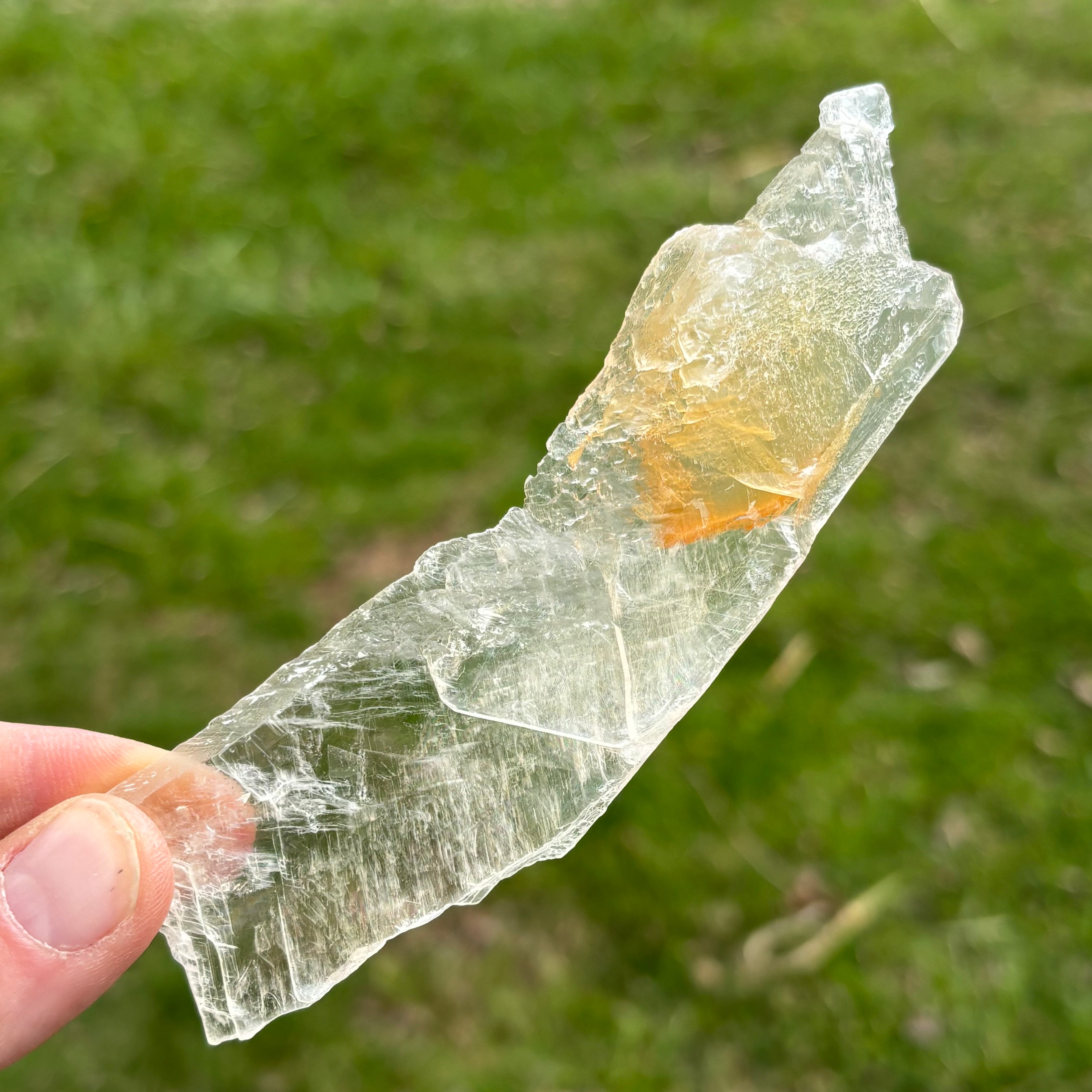 Golden Selenite Window - 655