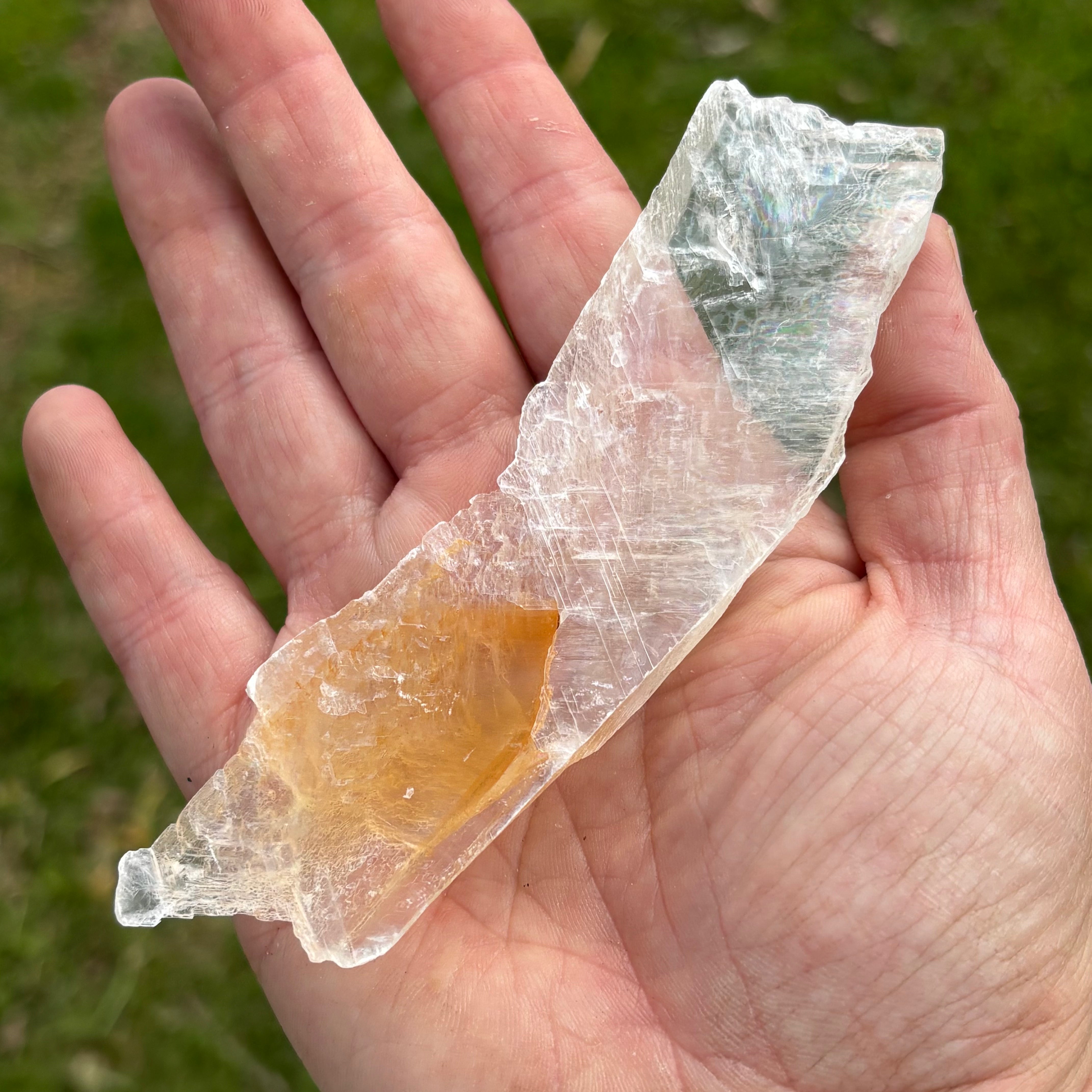 Golden Selenite Window - 655