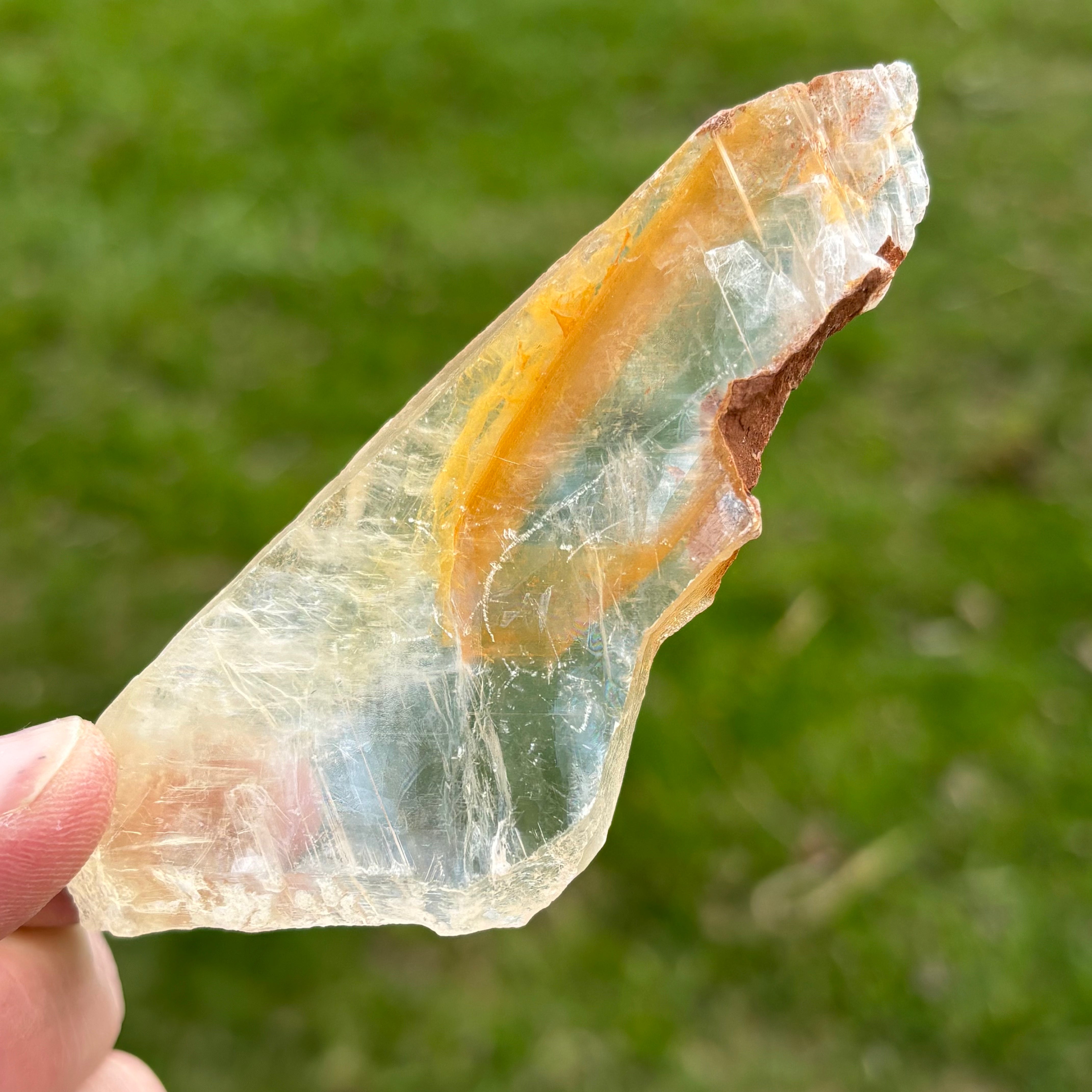 Golden Selenite Window - 658