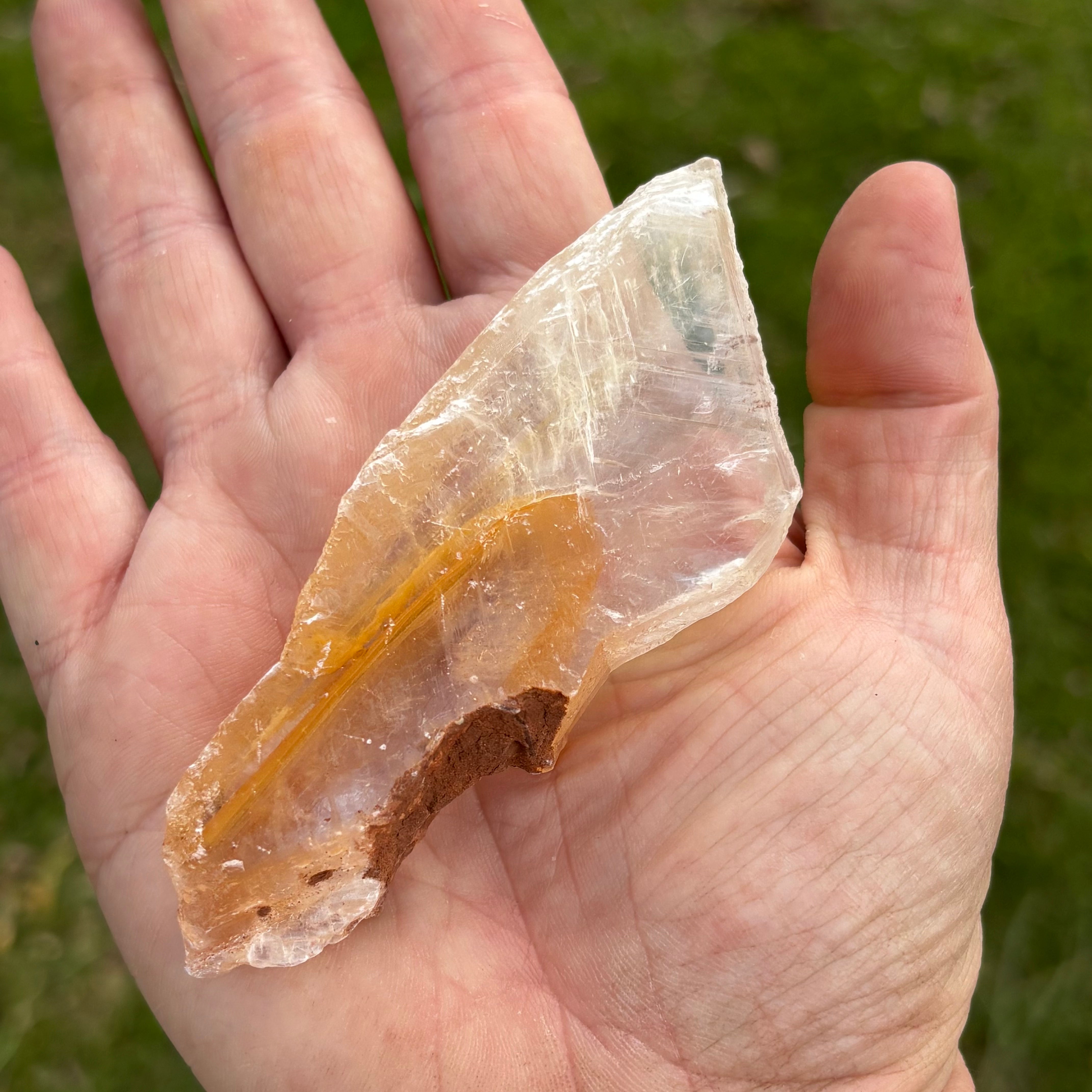 Golden Selenite Window - 658