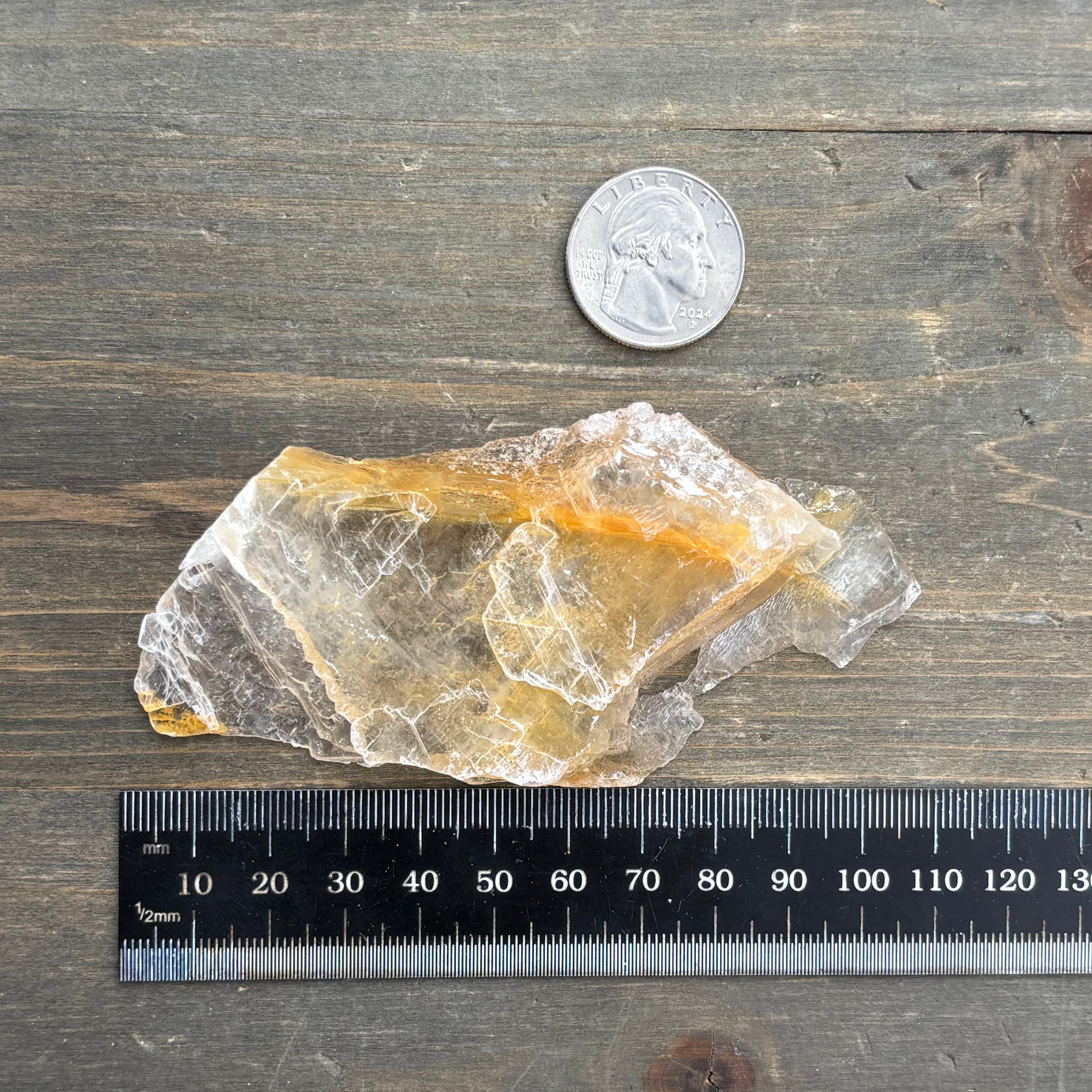 Golden Selenite Window - 659
