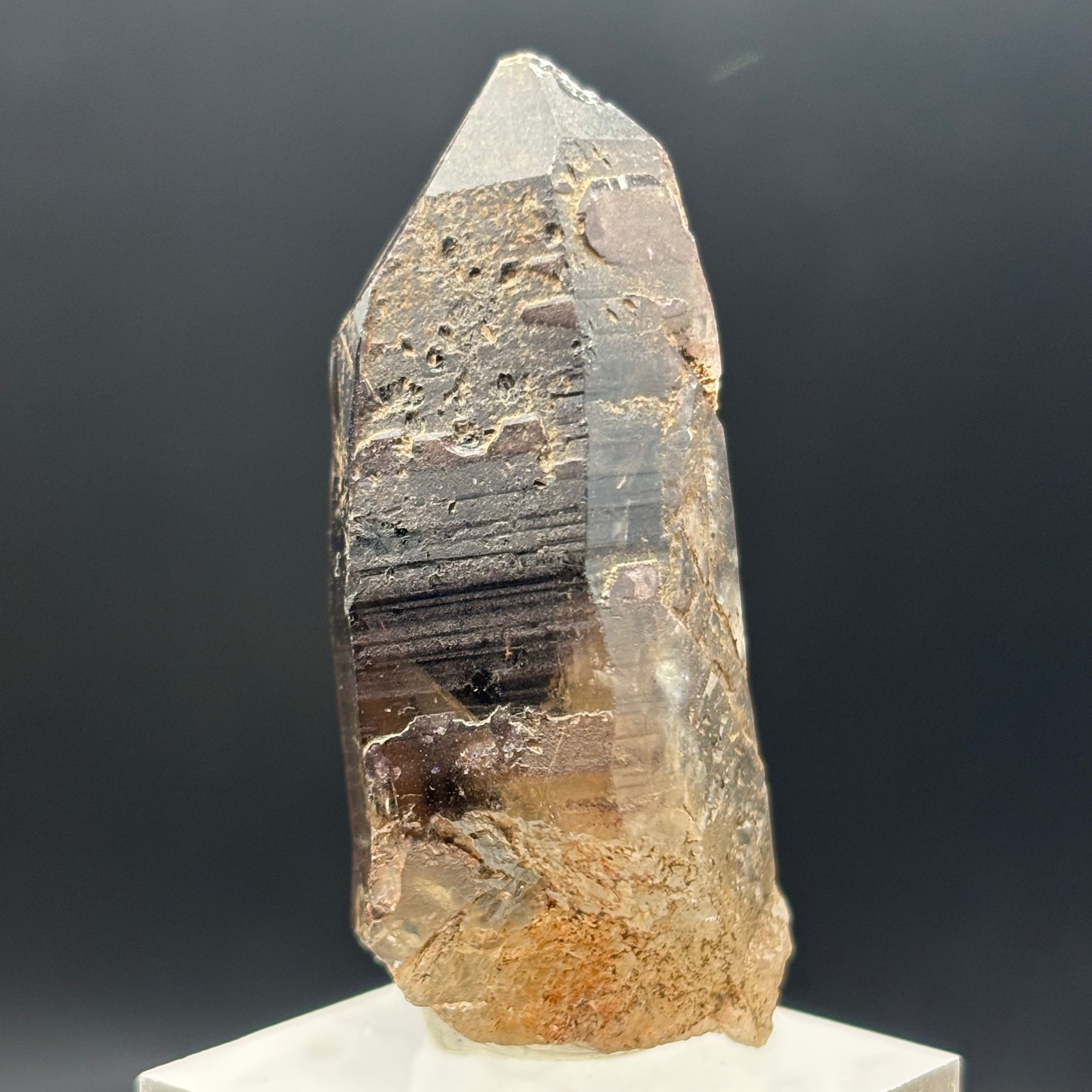 Dark Smoky Quartz Whole Crystal - 017