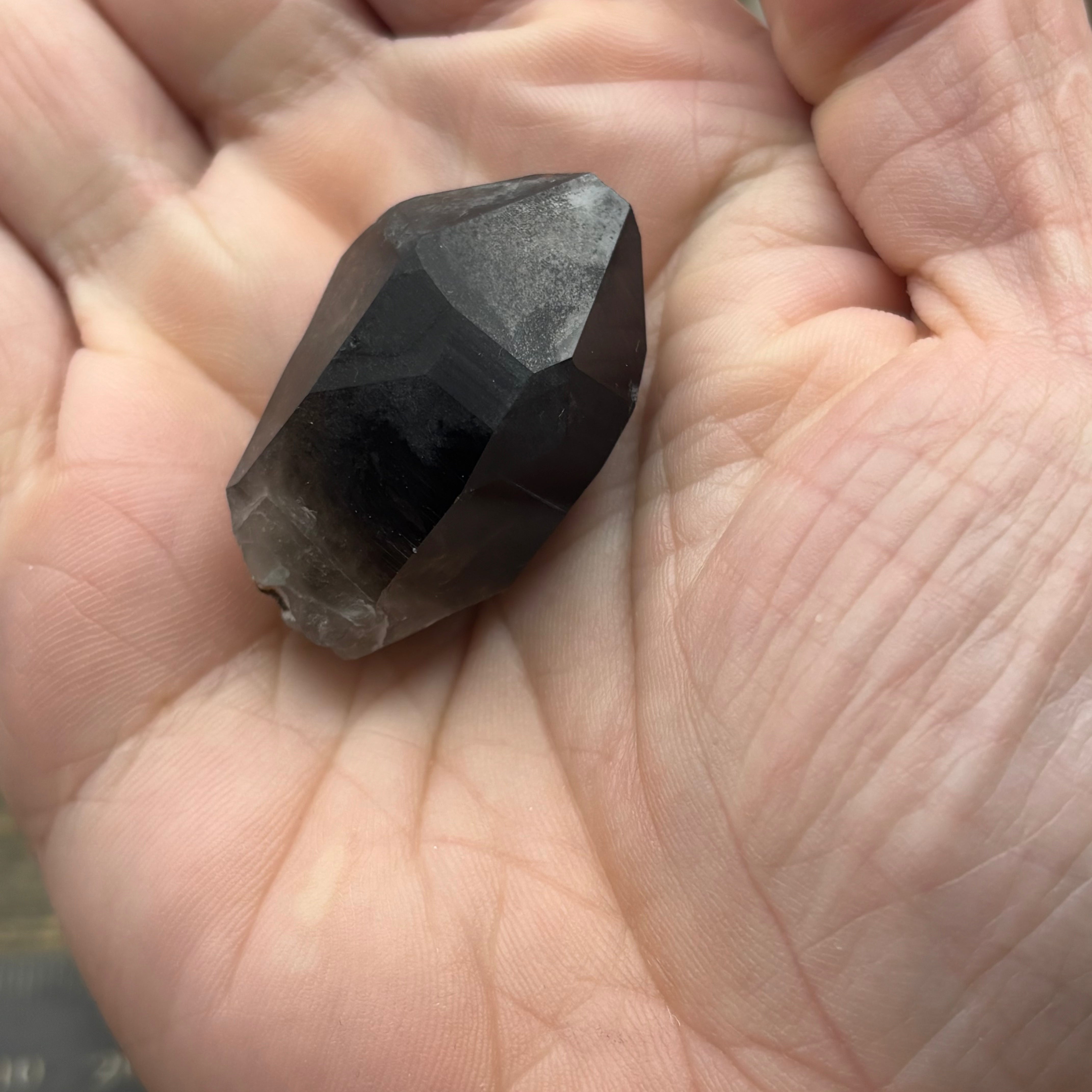 Dark Smoky Quartz Whole Crystal - 018