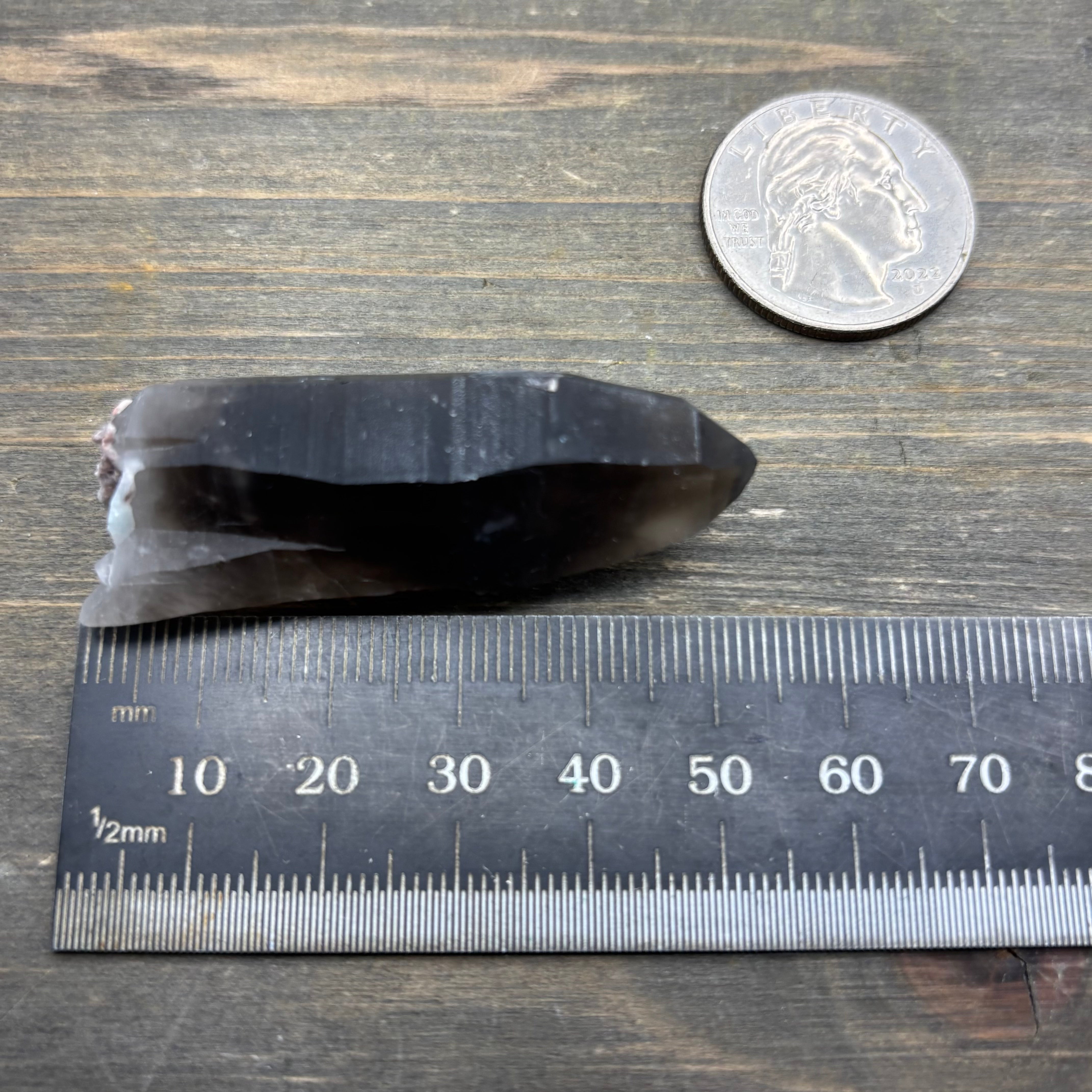 Dark Smoky Quartz Whole Crystal - 019